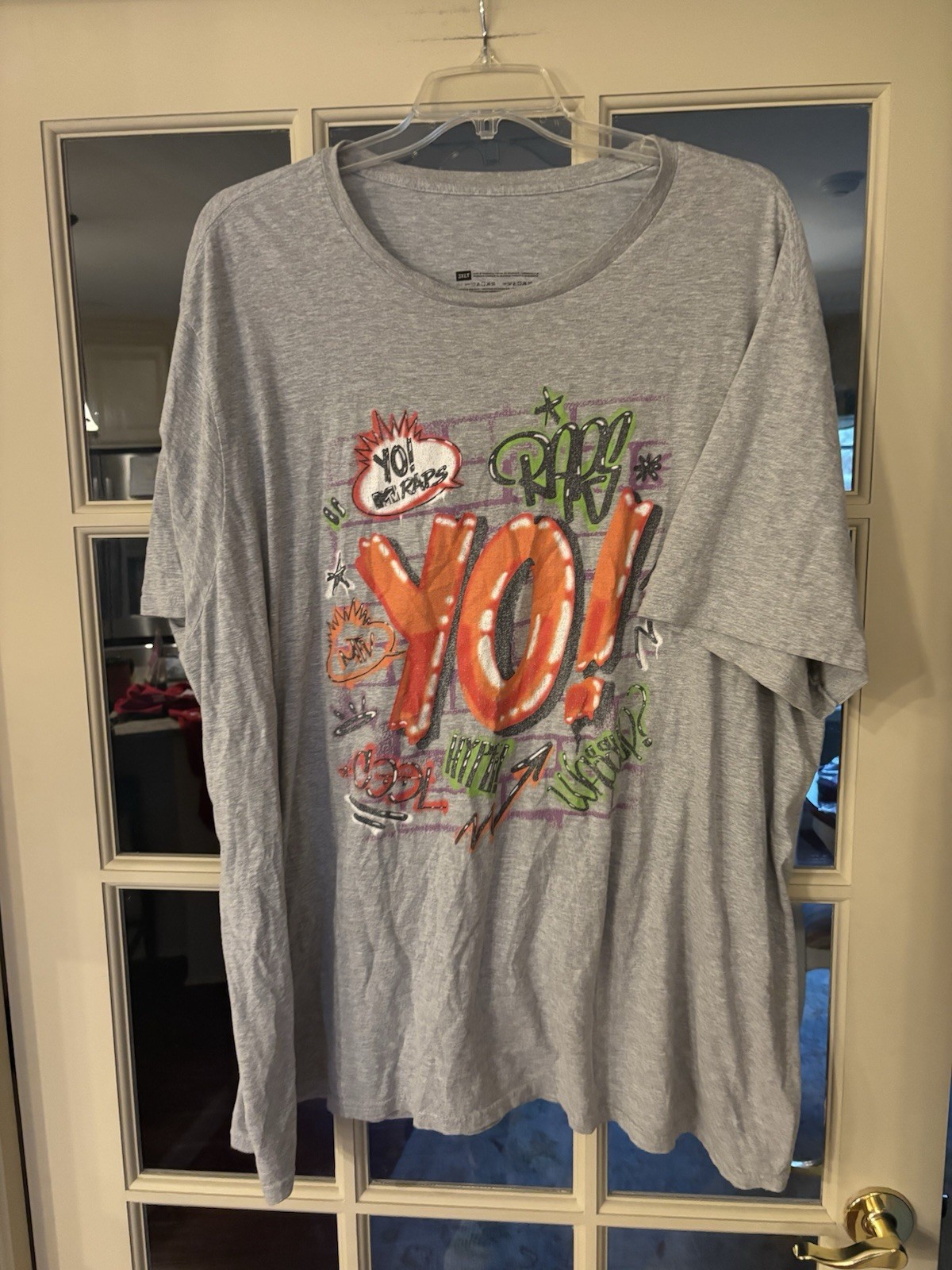 Yo! MTV Raps T-Shirt size 3XLT. Short sleeve. 90/10 cotton/poly.