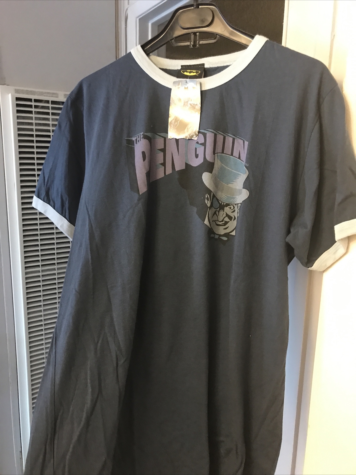 Batman Authentic Collectors Item Mens Penguin T-Shirt NWT