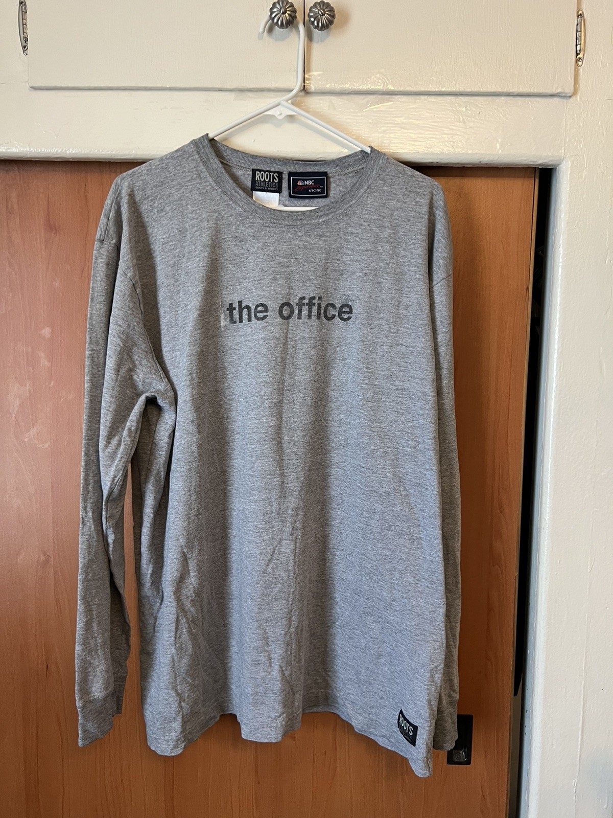 Vintage Roots Canada x The Office Promo long sleeve T-shirt gray size XL 2005