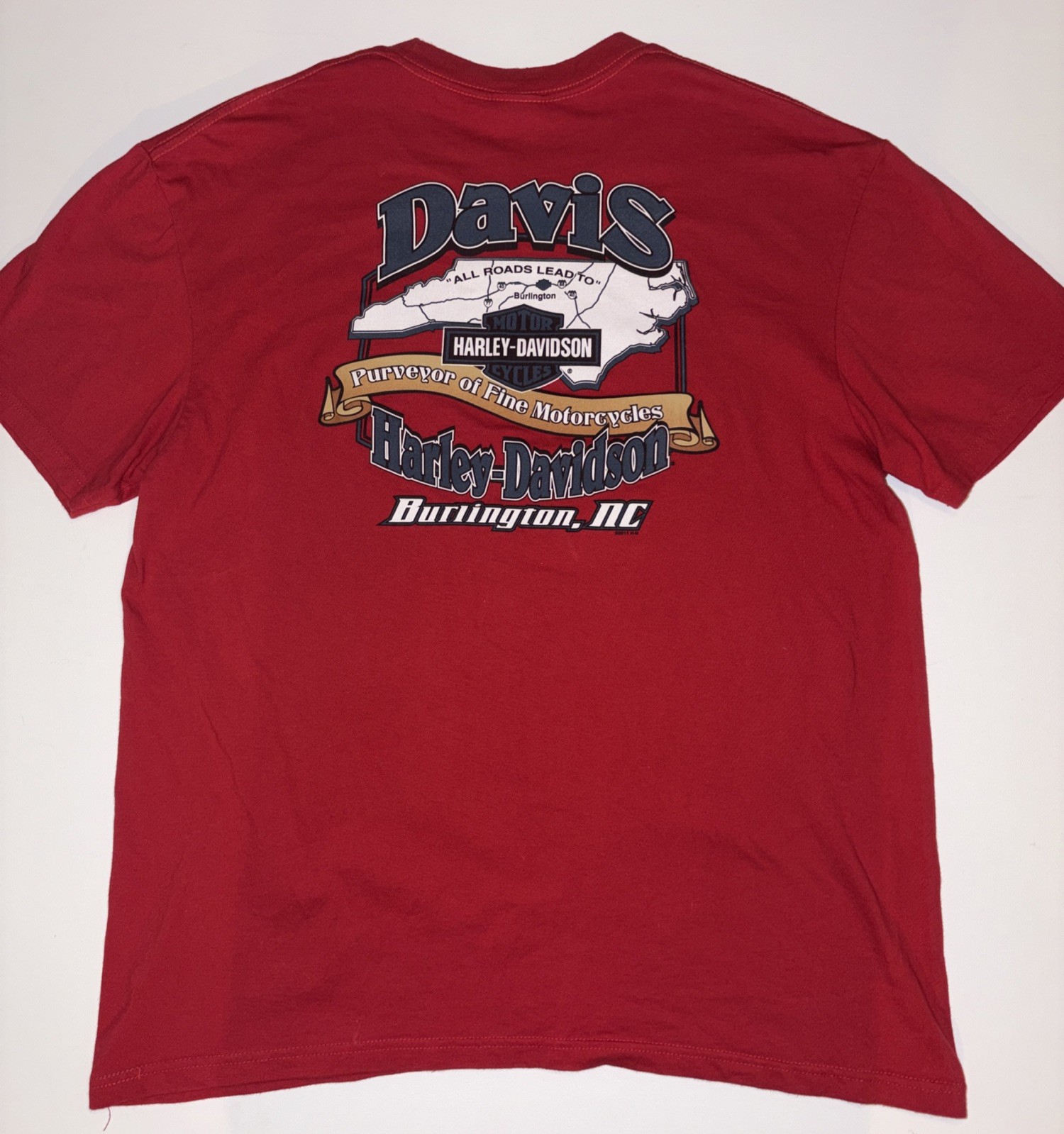 Harley Davidson Men’s Red XL Davis Shirt