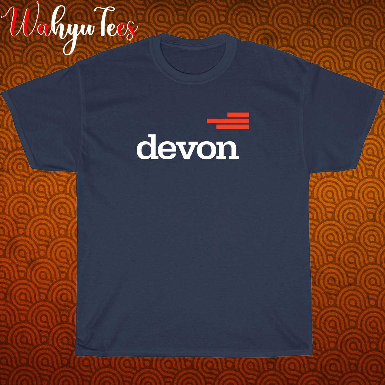 New Devon Energy Logo Black/Grey/Navy/White Size S-5XL Unisex T-Shirt