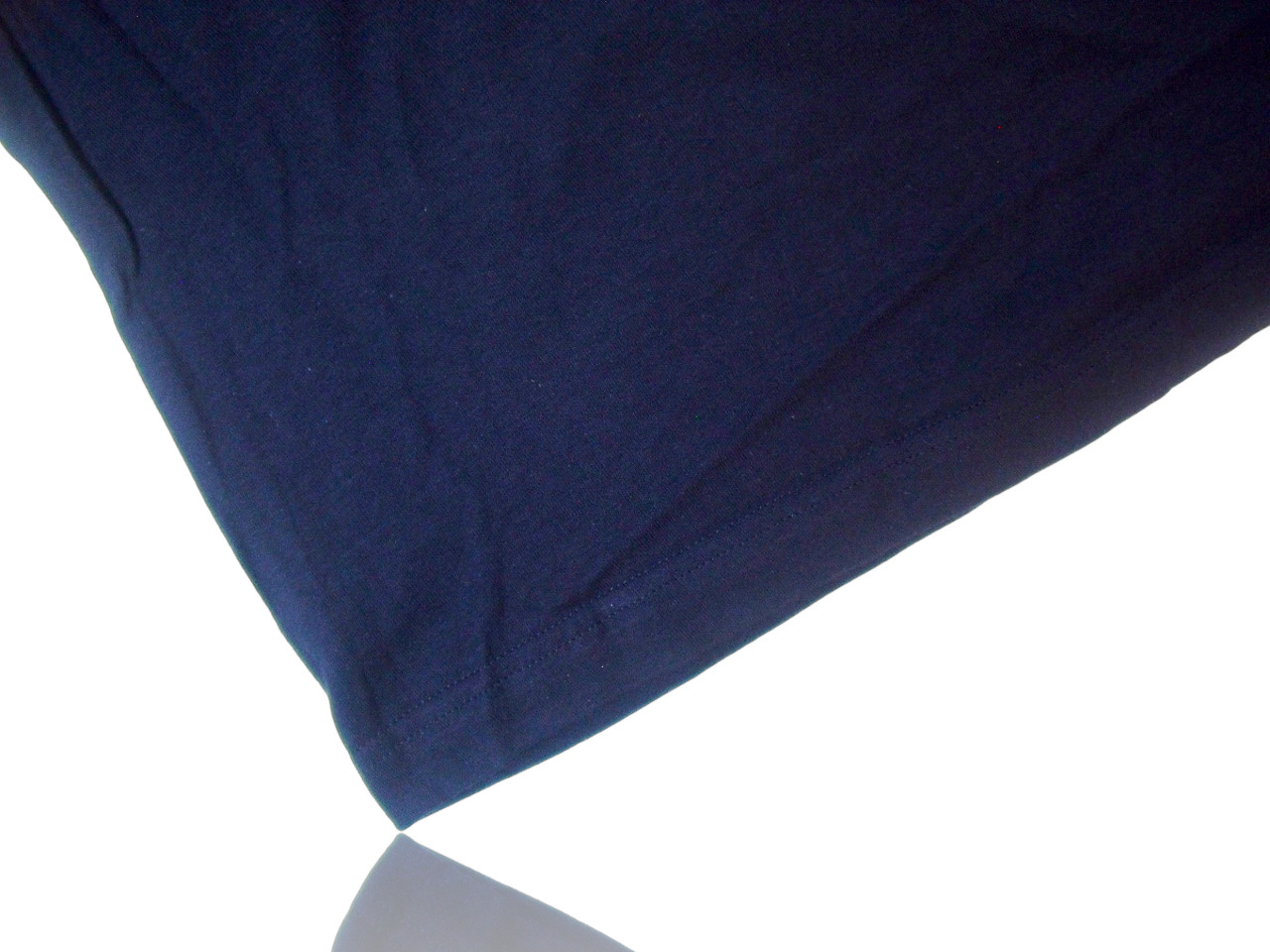 (10-PACK) Solid Navy Blue T-Shirt, Tultex 202 Blank 100% Ring Spun Cotton, LARGE