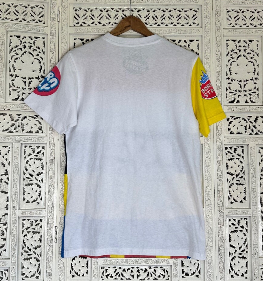 Born Fly Stay Fly Short Sleeve Candy Themed Graphic T Shirt Sz Small