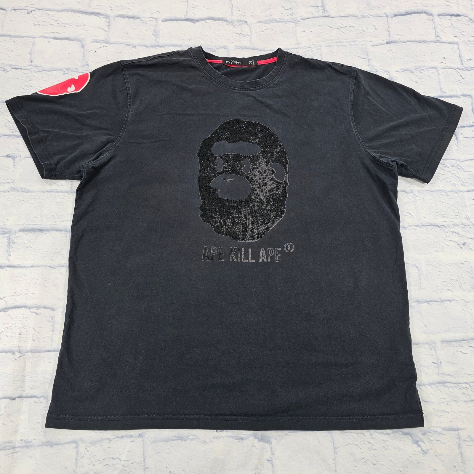 Hudson Outerwear T-Shirt MENS 2X Black Ape Kill Ape Head Graphic Streetwear