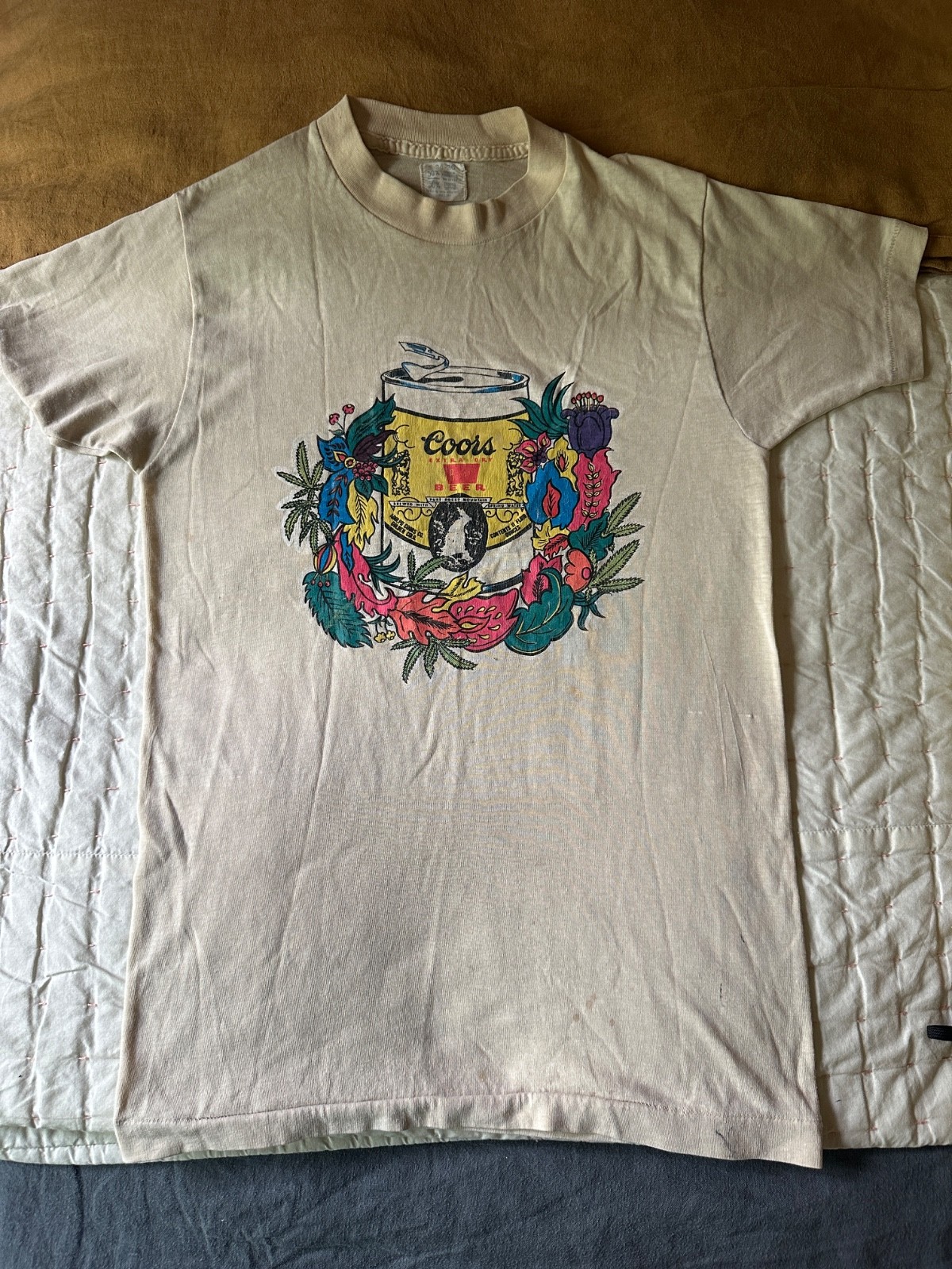 Rare vintage coors banquet shirt 1970s XS