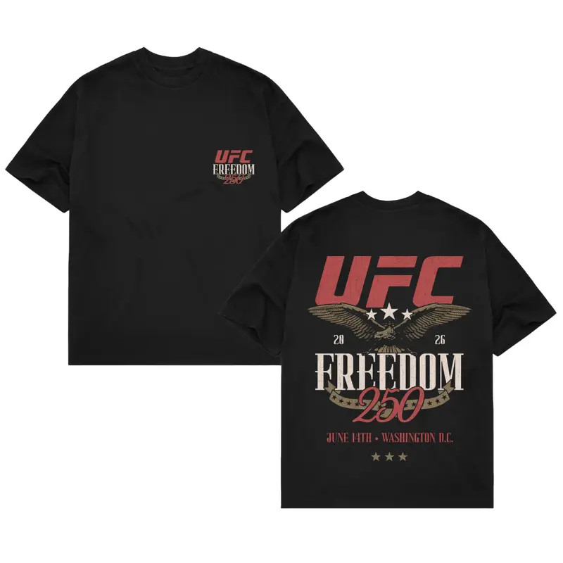 UFC Freedom 250 Stars T-Shirt, UFC White House Tee, UFC Freedom 250 Shirt