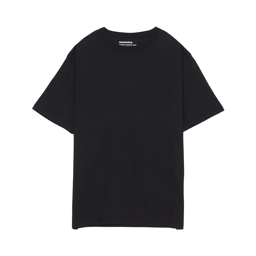 NANAMICA Short Sleeve T Shirt S25SI115E BLACK (Unisex) NEW ITEM