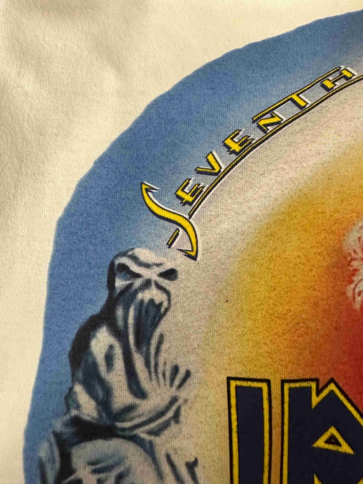Iron Maiden Seventh Son of a Seventh Son Tour 1988 Raglan S to 3XL