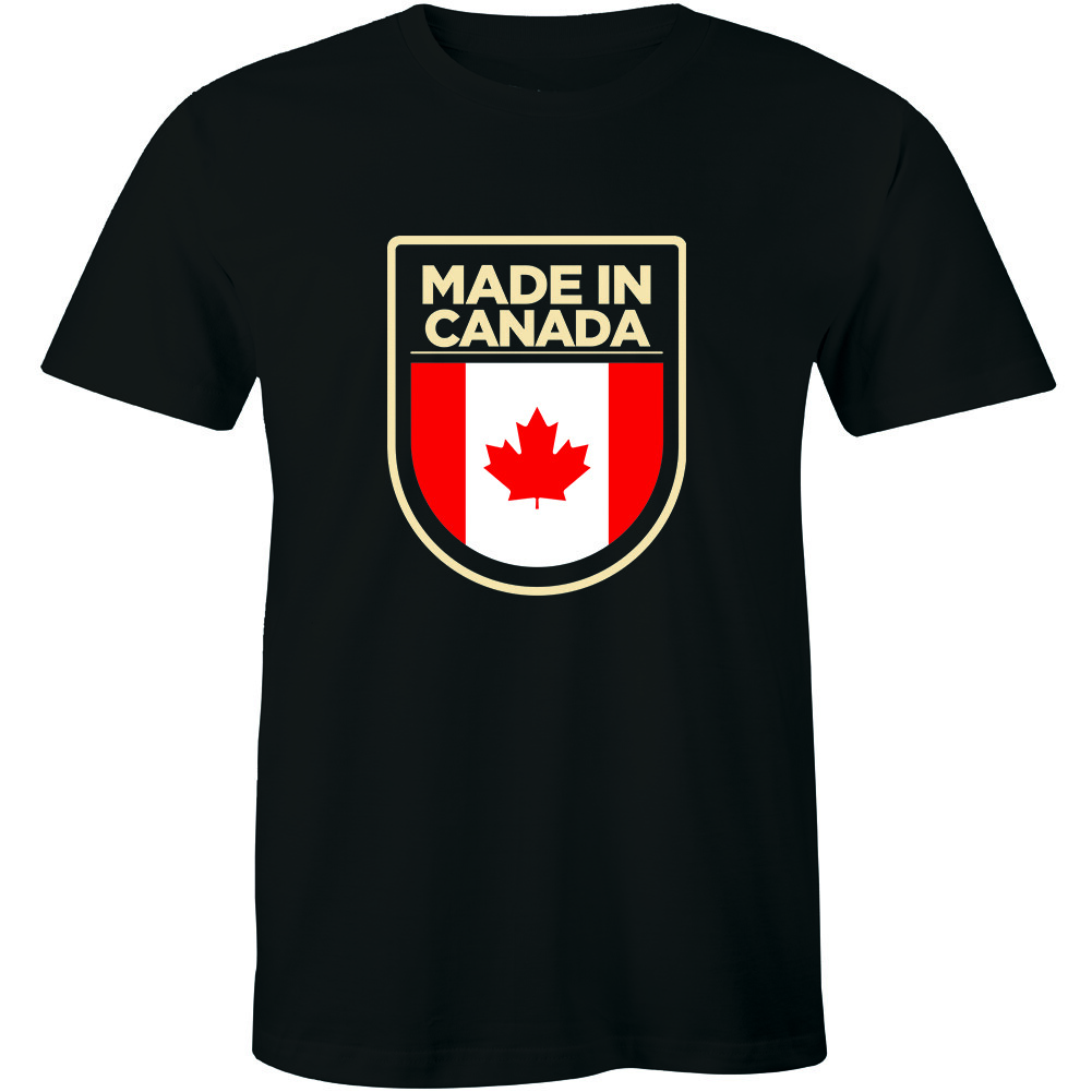 Made In Canada T-Shirt, Living In United Kingdom Nation Love Men’s Tee Shirt