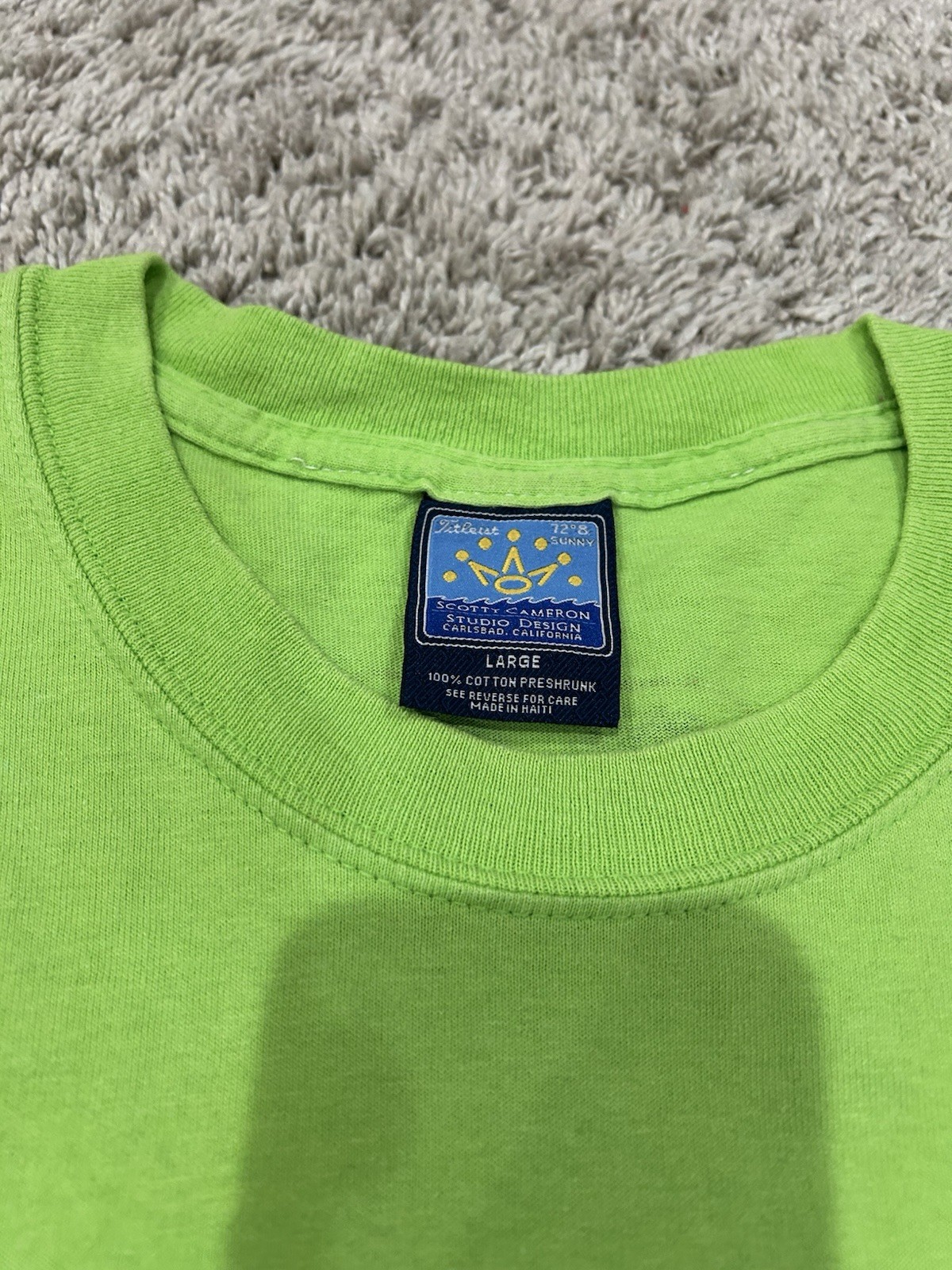 Vintage Scotty Cameron Design Studio Titleist T Shirt Size Large Medinah 2006