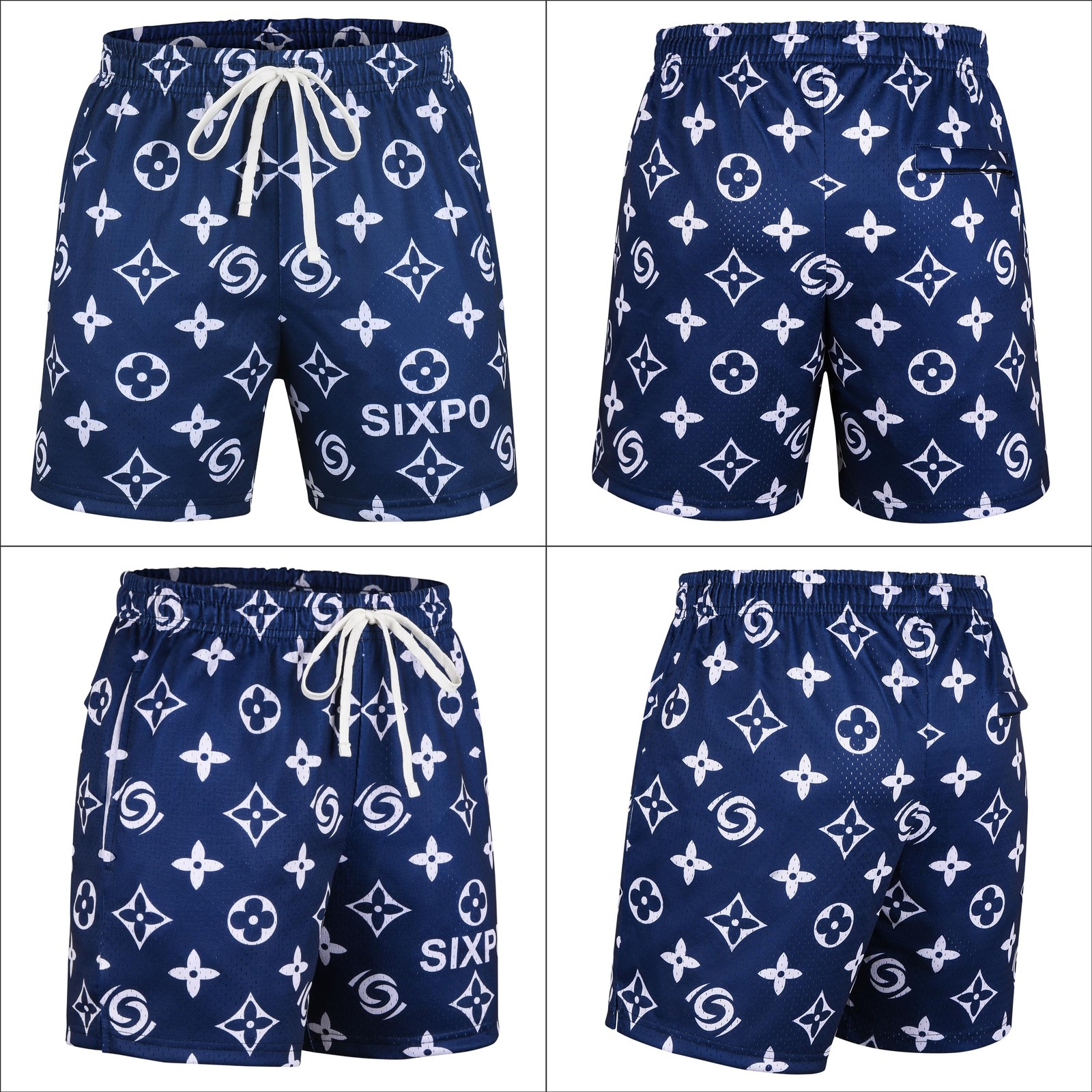 Men’s Athletic Shorts – 100% Polyester, Mesh Shorts Quick Dry, Graphic Print …