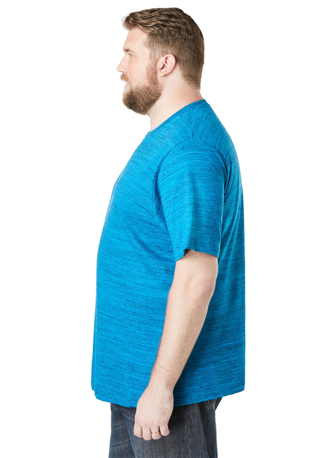 Boulder Creek by KingSize Heavyweight Jersey Crewneck T-Shirt