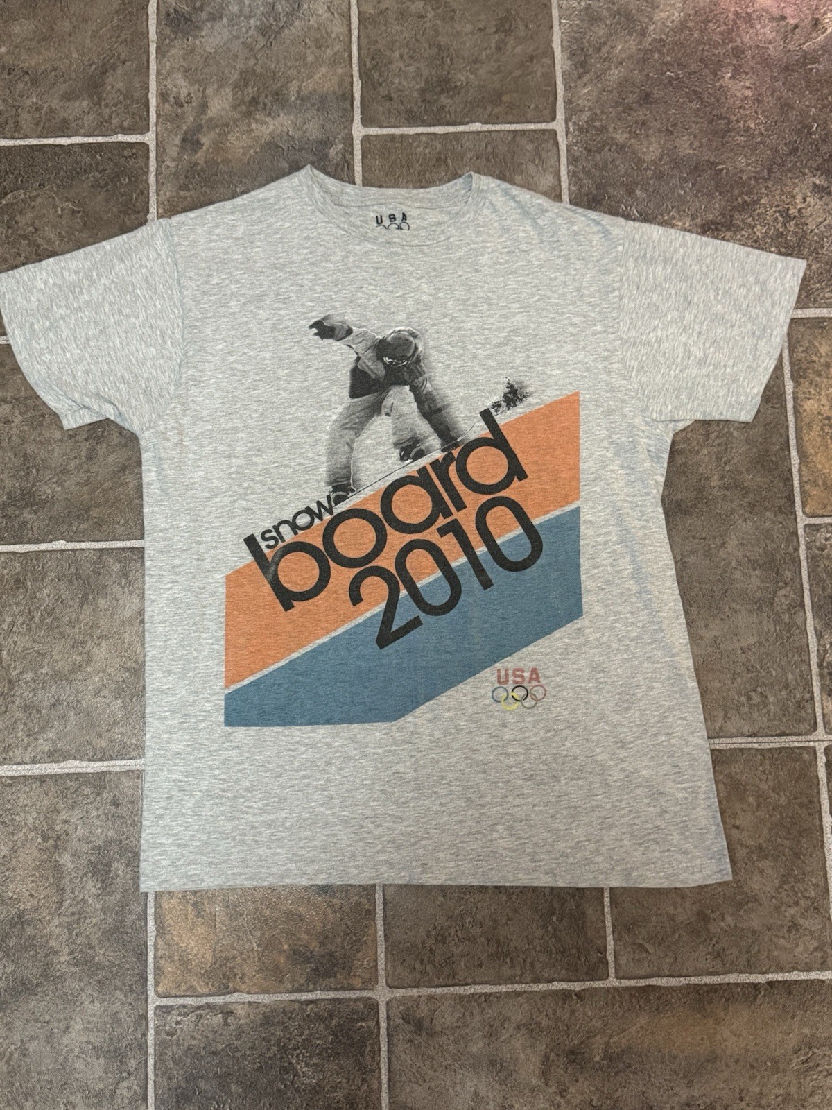 2010 SNOW BOARD – Vancouver OLYMPICS USA (Large) T-Shirt