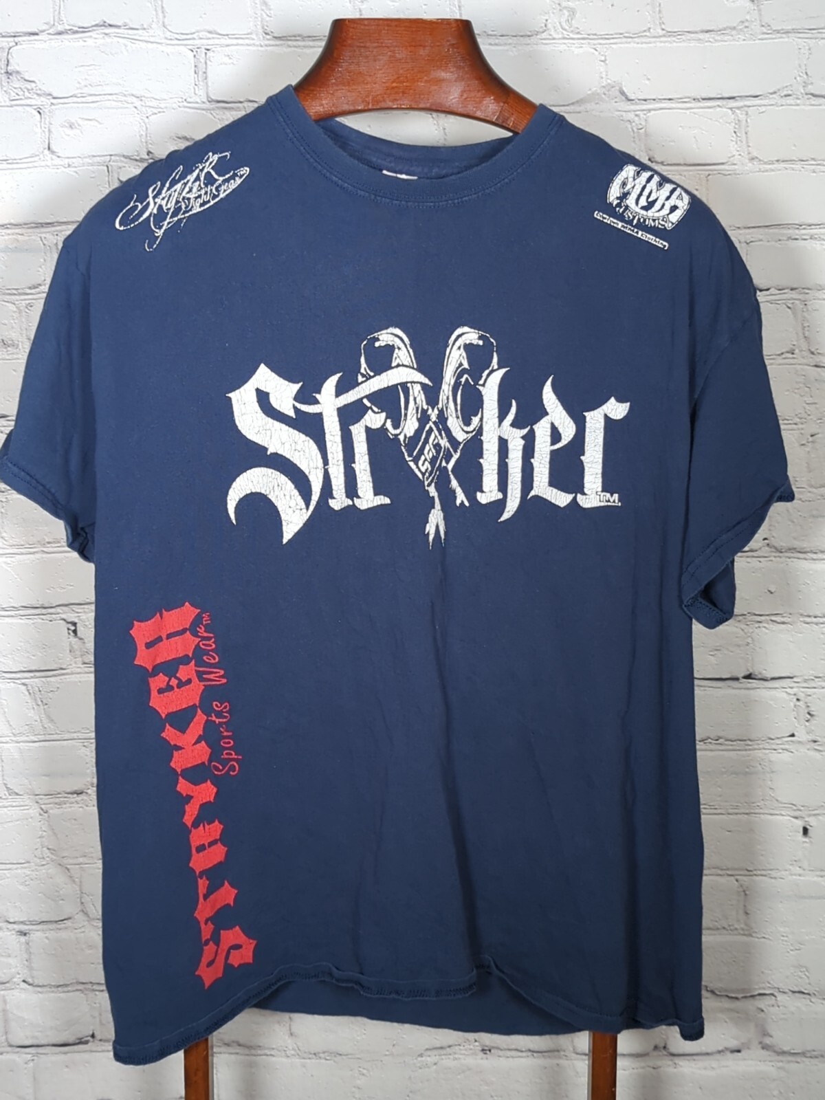 Men’s MMA Stryker Fight Gear Brazilian Ju-Jitsu Graphic T Shirt XL RARE EUC