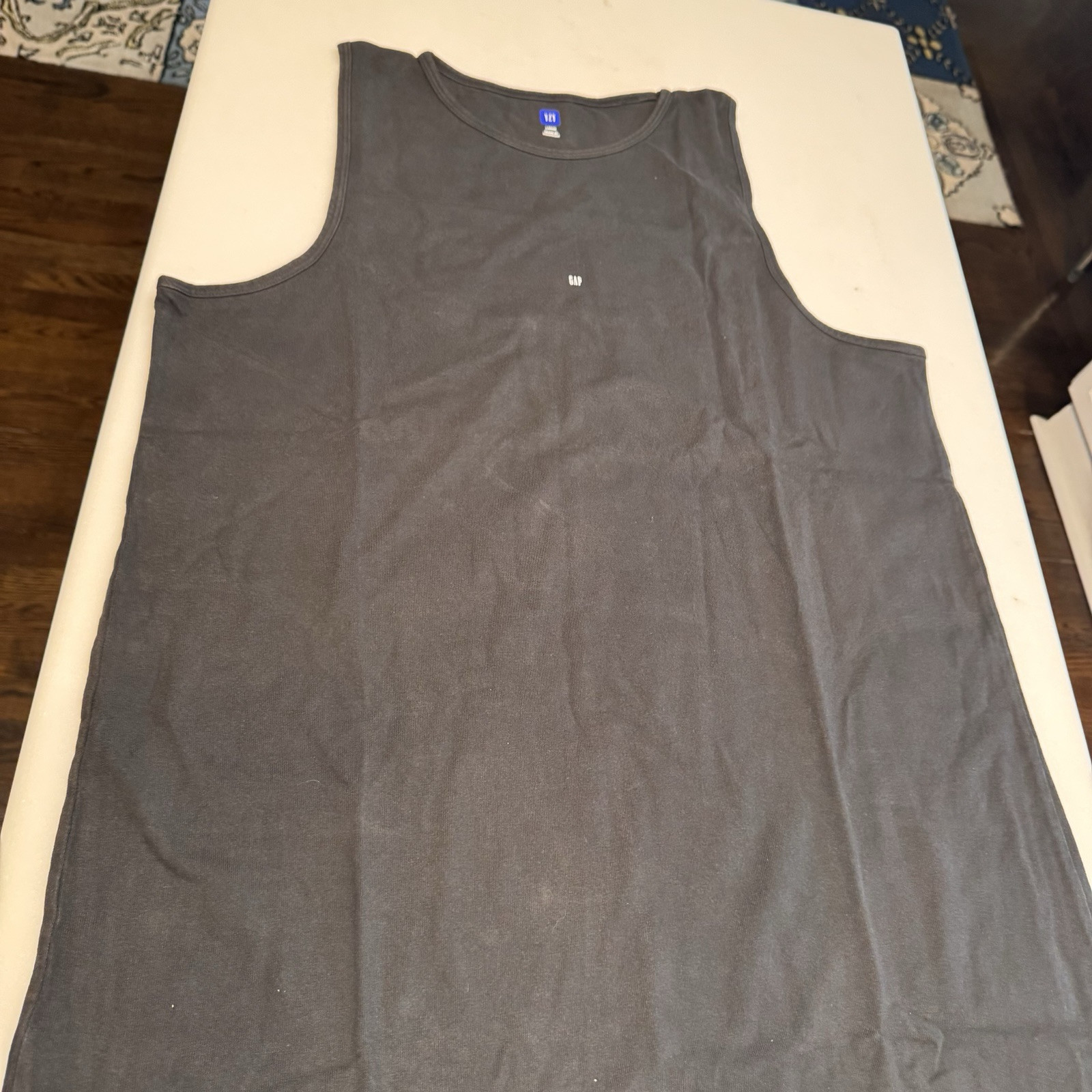 YZY Yeezy Gap Engineered By Balenciaga Loose Tank Top Men’s Size Large Black