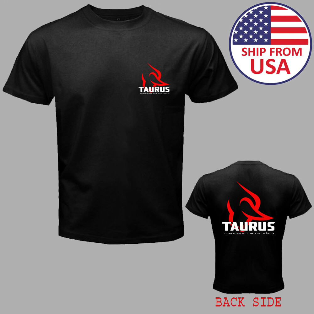 Taurus Guns Firearms Men’s Black T-Shirt Size S-5XL
