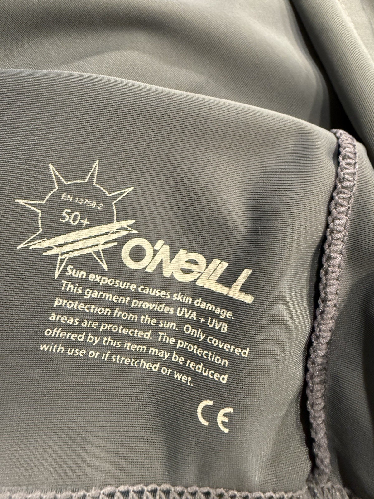 O’Neill Basic Skins Rash Guard Shirt Men’s Sz XL 50+ Ultraviolet Protection Blue