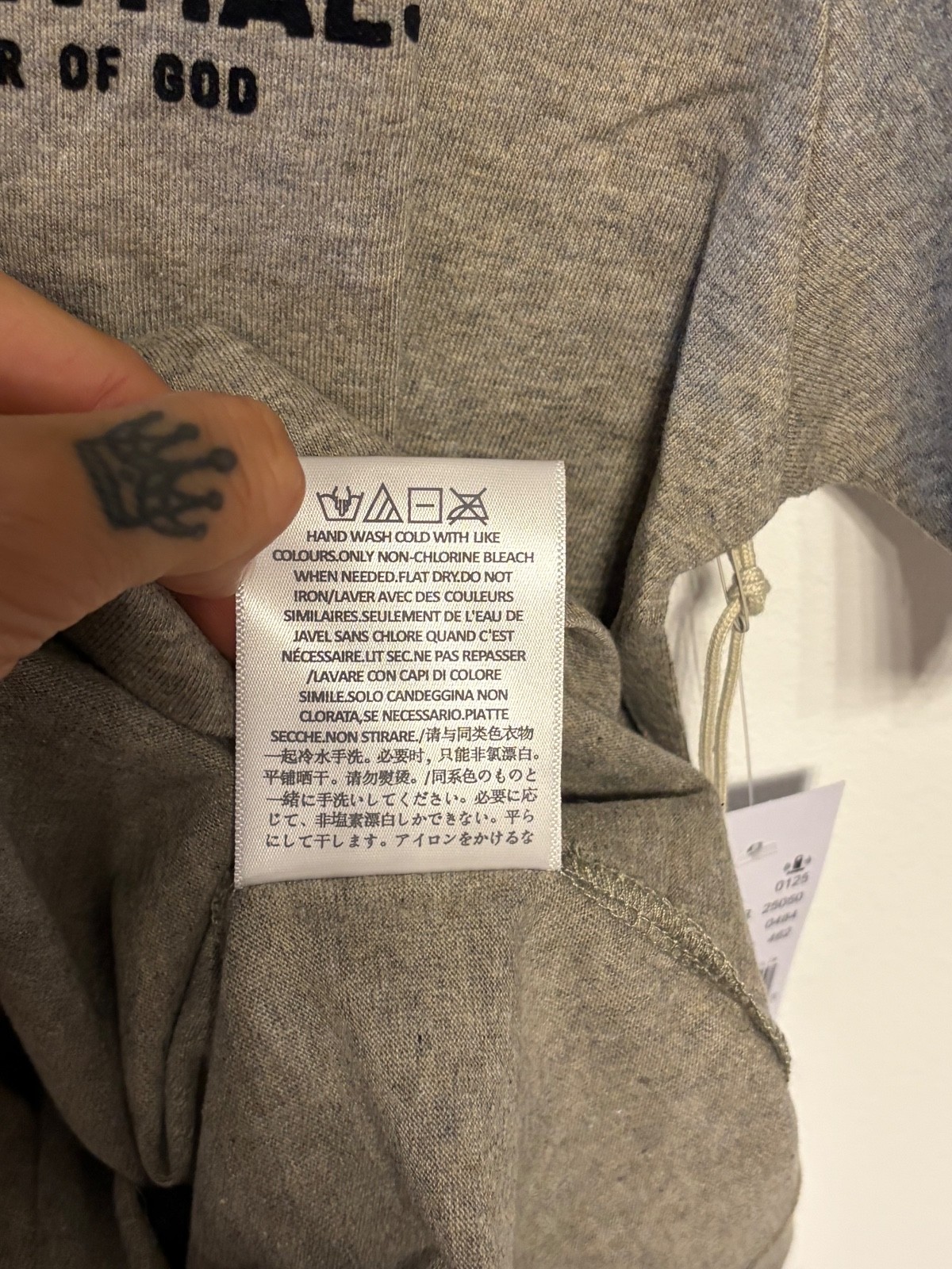 Essentials Fear of God SS22 Light Oatmeal T-Shirt New XS-XL