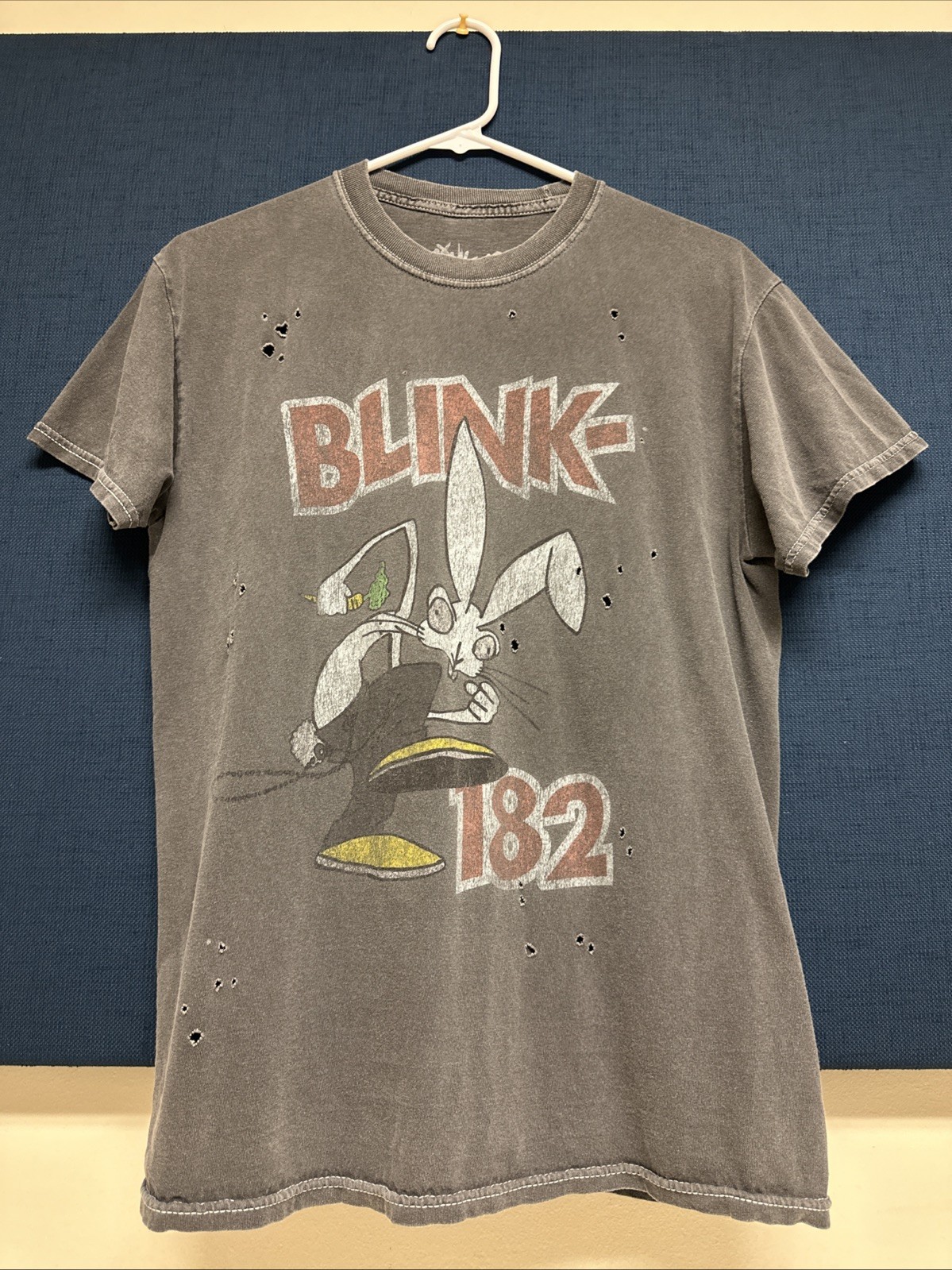 Blink 182 Shirt Original Size S/M Dude Ranch Enema Of The State Cheshire Cat +44