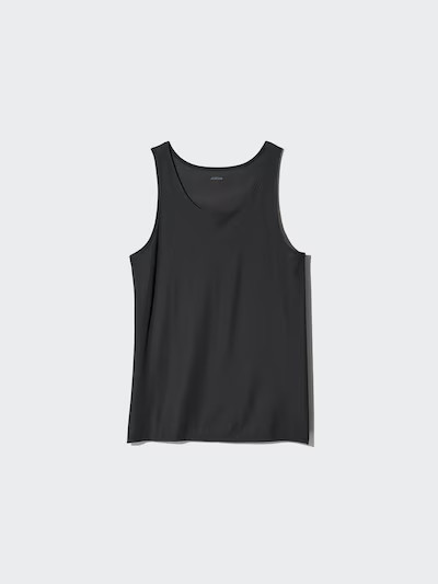 [2PCS SAME COLOR] UNIQLO AIRism Deodorant Mesh Tank Top XS-4XL Japan Size Men