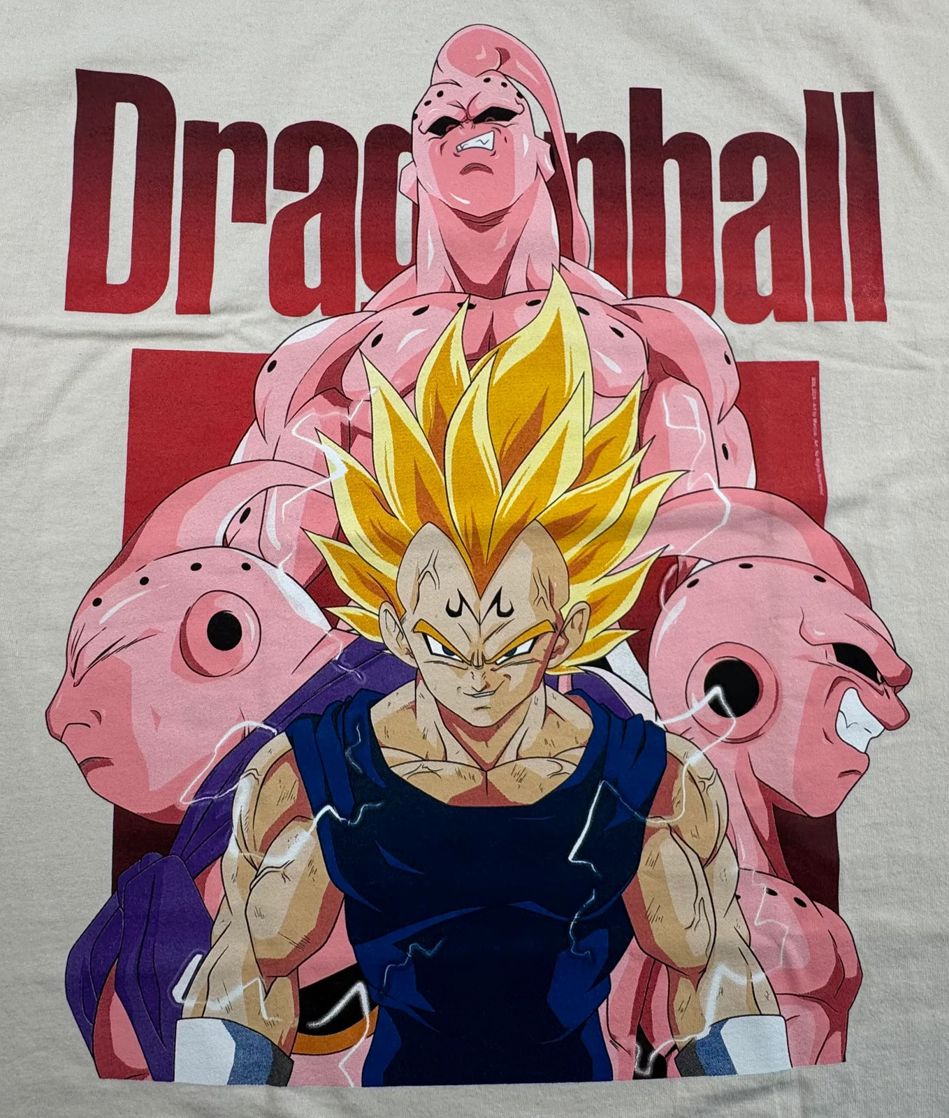 Dragon Ball Z – Majin Vegeta Majin Buu – cream XL – T-Shirt