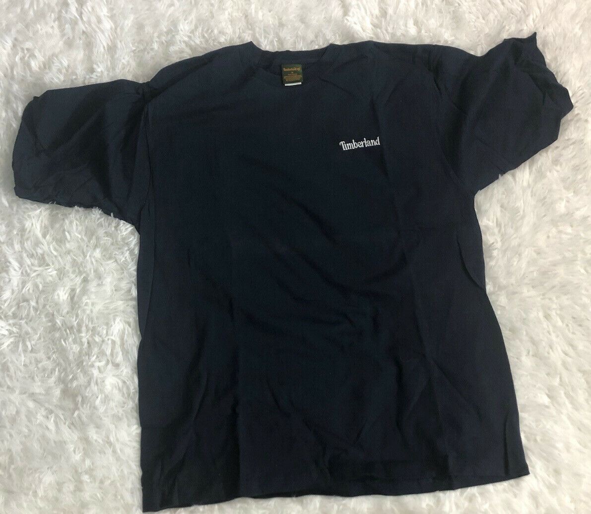 Mens Timberland Navy Blue Work Shop Shirt See Photos and Description