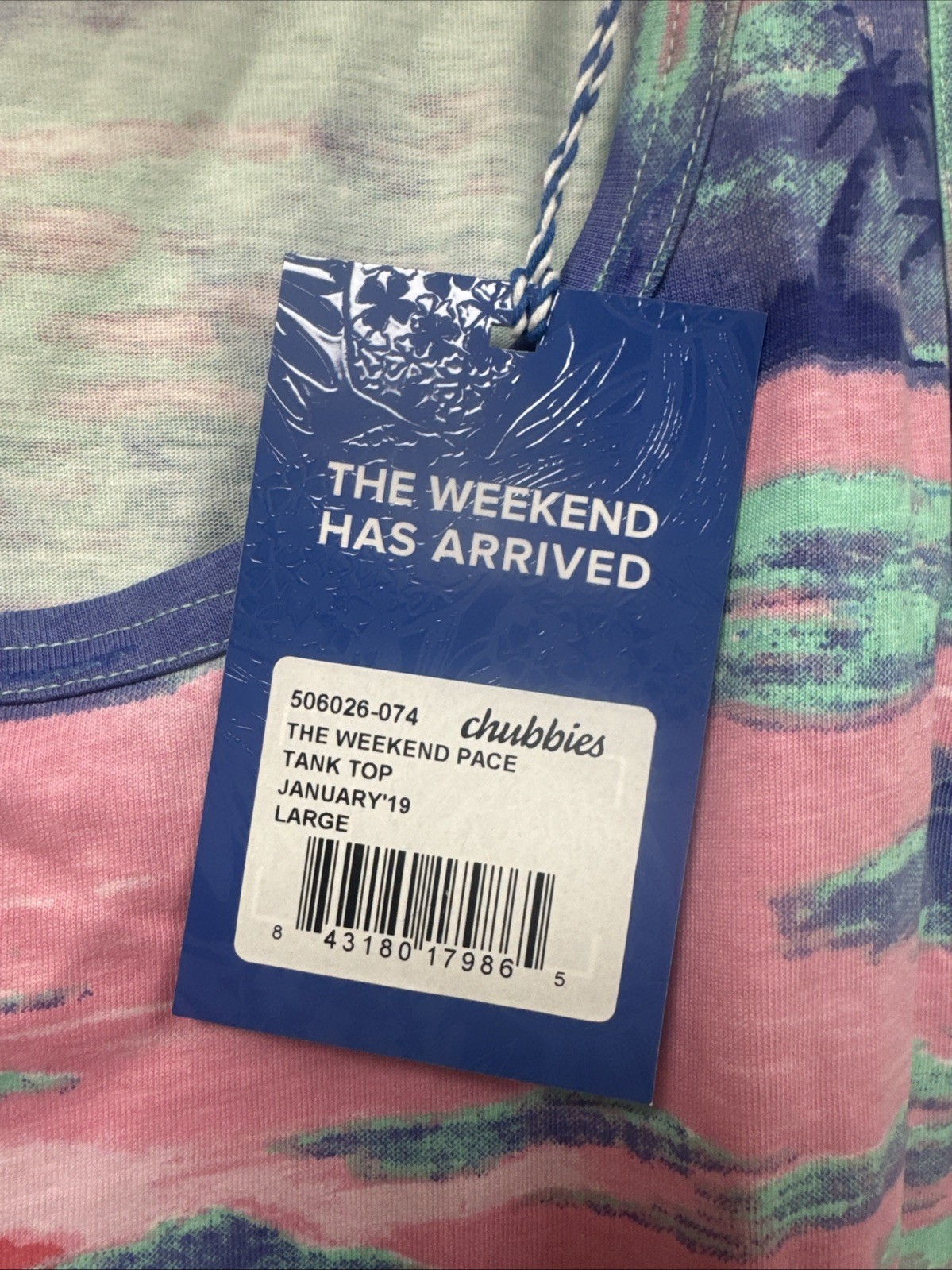 NWT & Imperfection Chubbies 2 Tank Tops Large