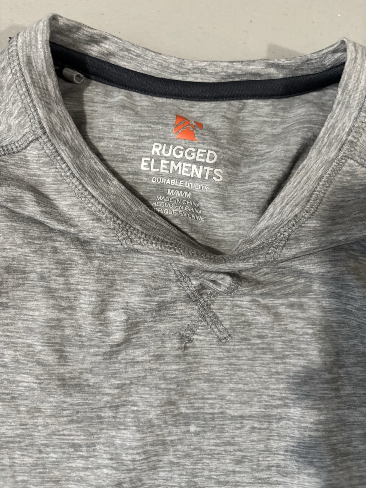 Rugged elements Extreme All Seasons Outdoor T-shirt Size M Gray Unisex