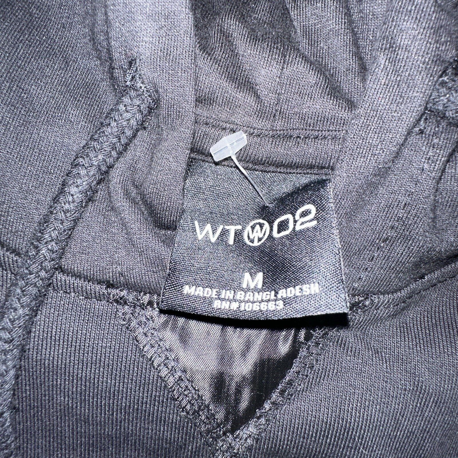 WT02 Size XL Black Hoodie Sleeveless Trendy Workout