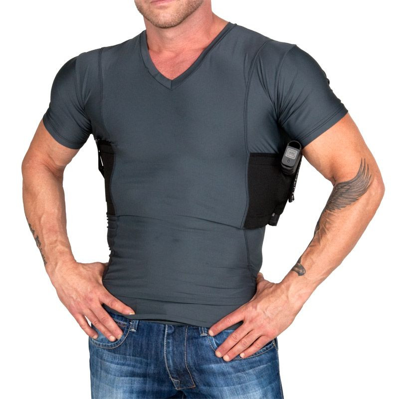 Men’s Concealed Carry V-Neck Tee
