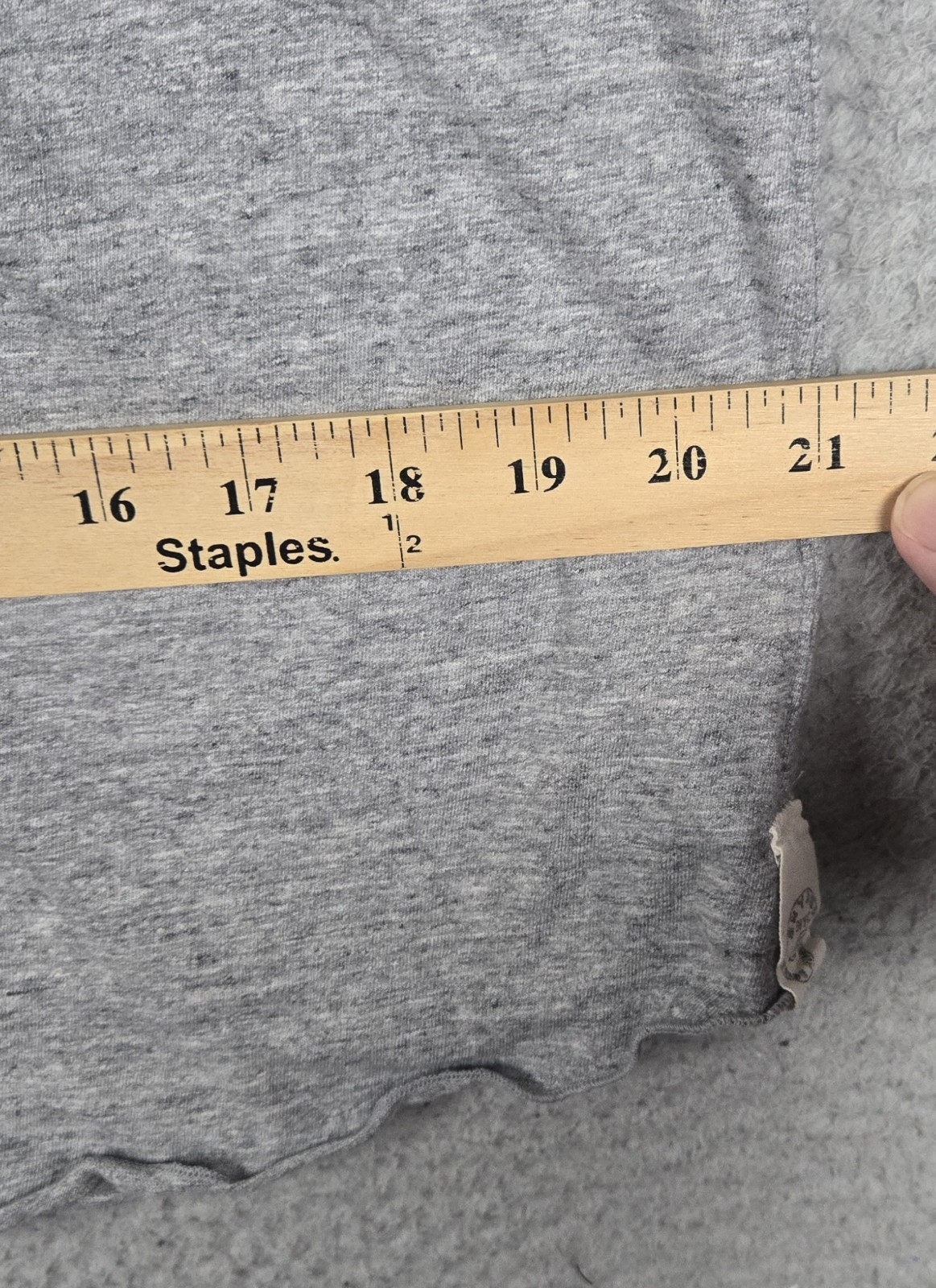 Todd Snyder Chambray Loop Collar Henley T-Shirt Heather Gray Men’s Size Large