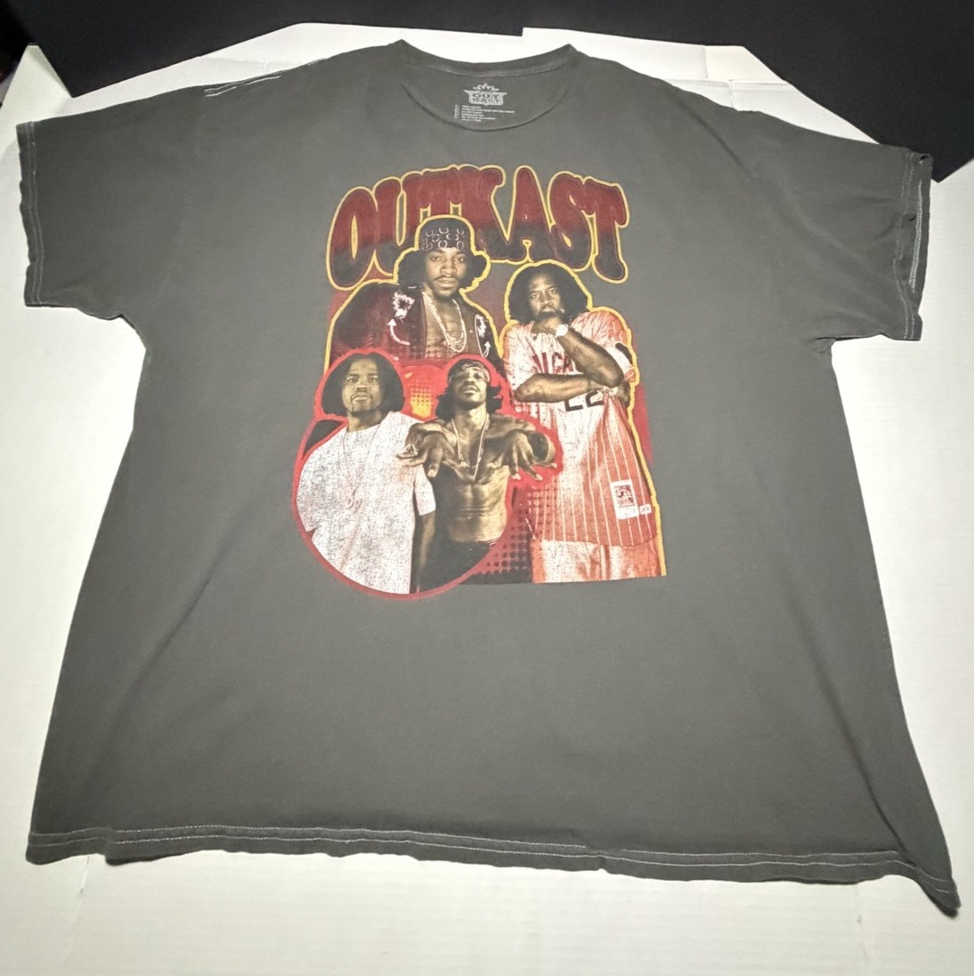 MEN’S VTG RETRO OUTKAST ANDRE 3000 & BIG BOI AUTENTIC OUTKAST TEE SHIRT SIZE XXL