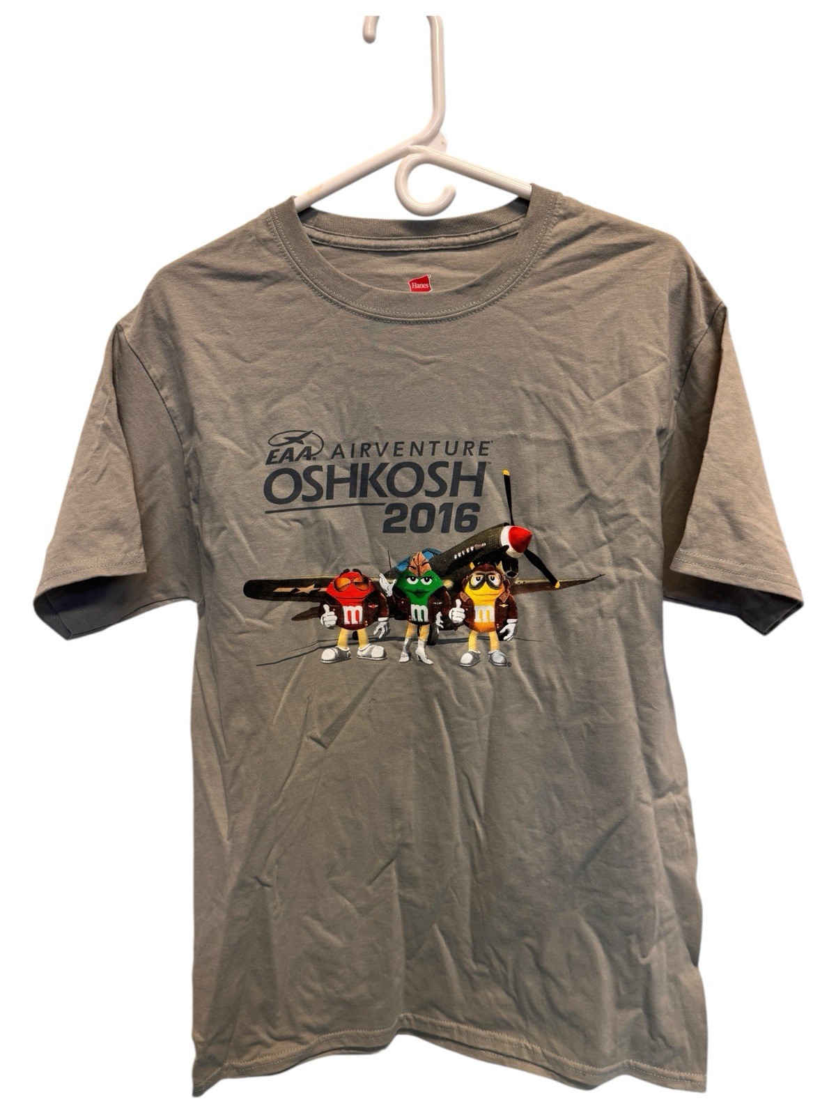 2016 AirVenture Oshkosh T-Shirt U.S. Air Force Planes 75 Years Medium