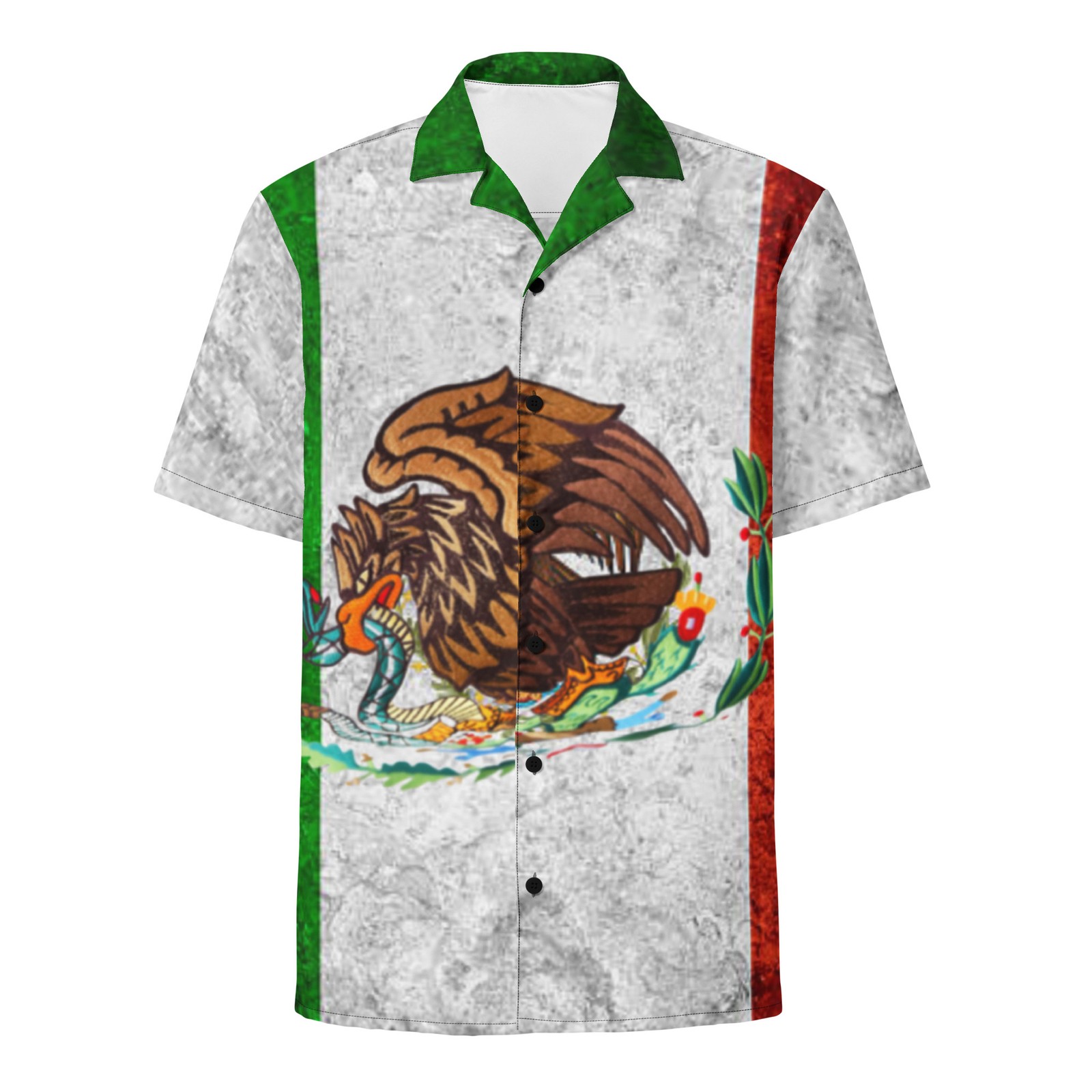 Escolta Águila tri color en bandera diseño gala vestimenta de caballero