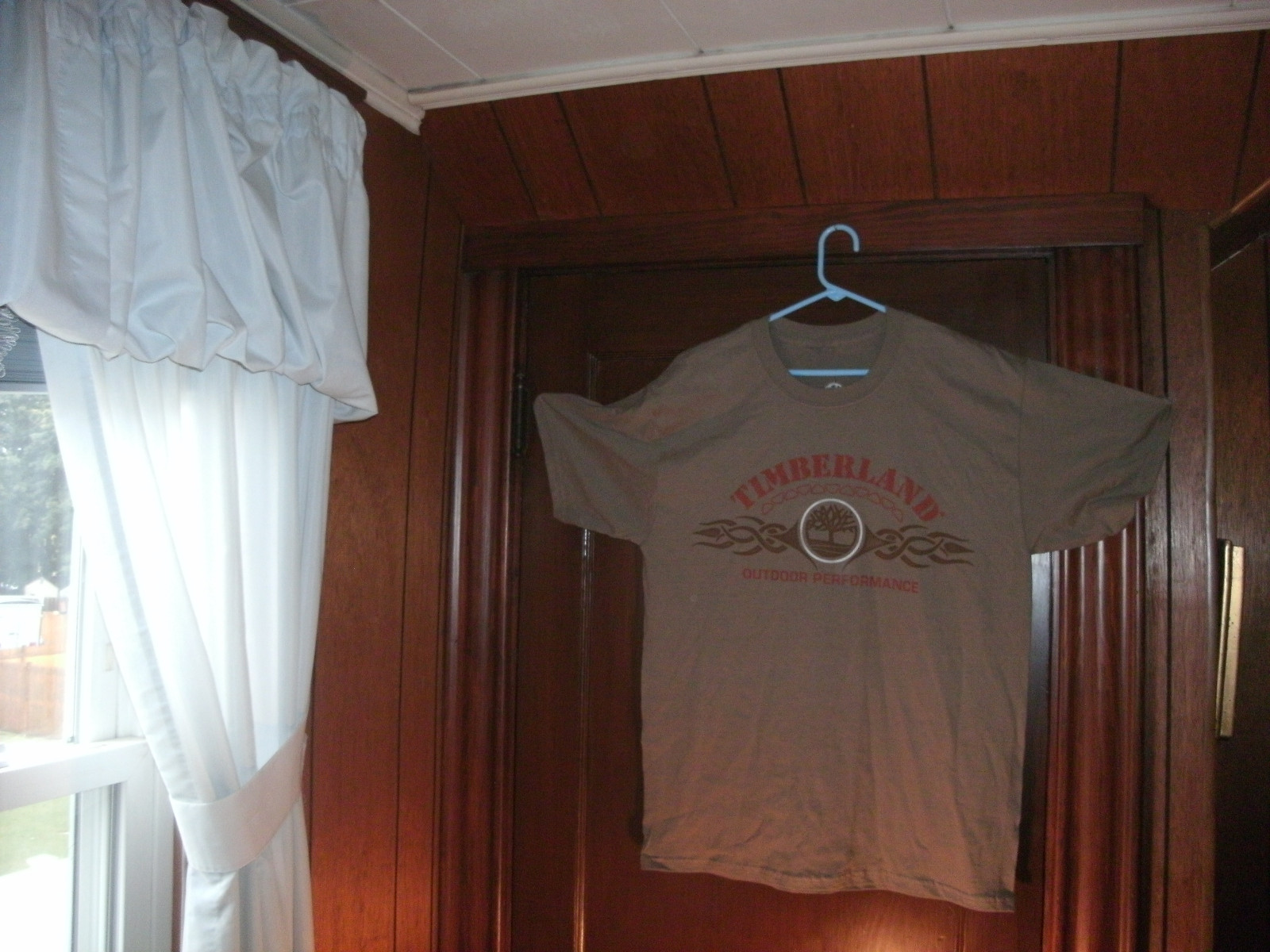 timberland t-shirt short sleeve khaki TIMBERLAND outdoor performance size large