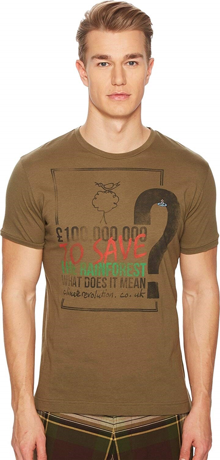 Vivienne Westwood 146223 Mens Peru T-Shirt Sz L