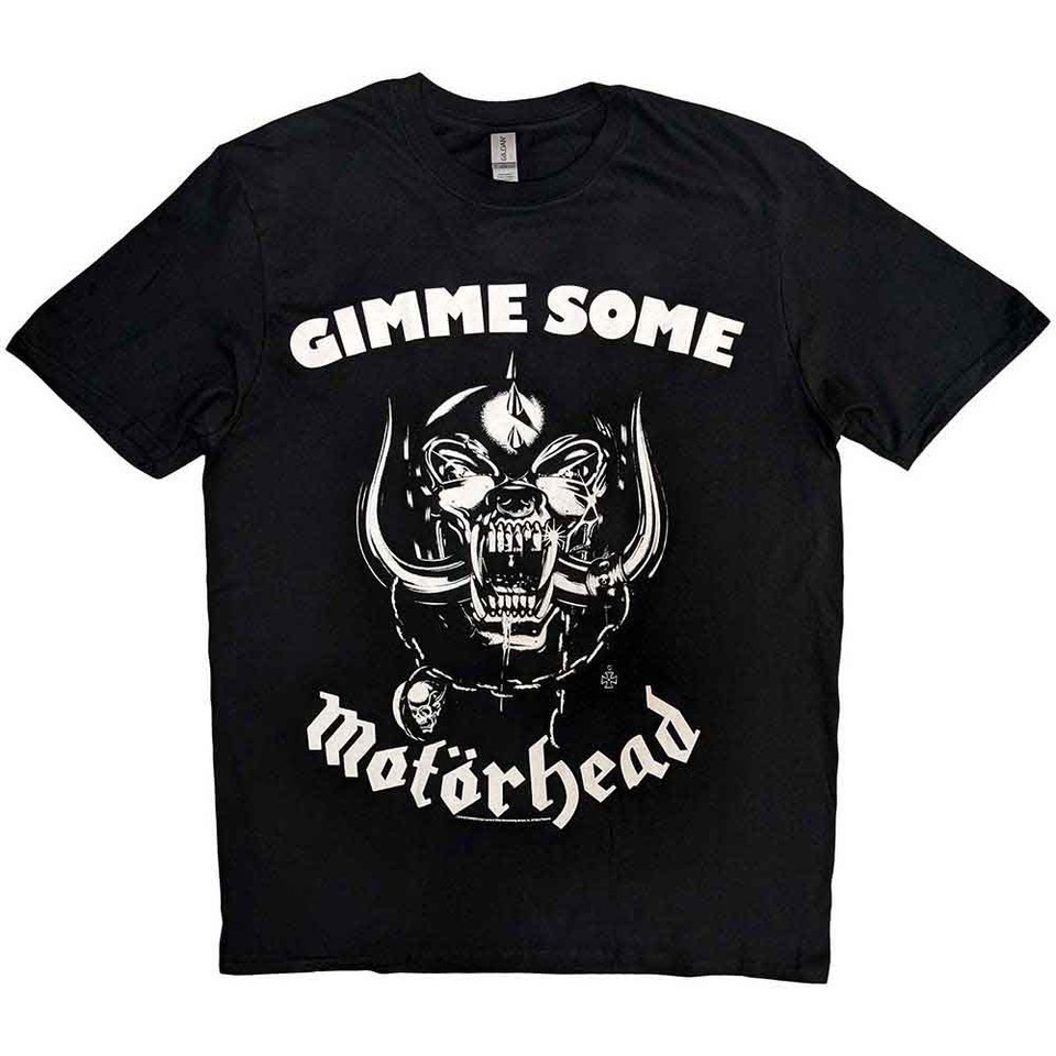 Motorhead: Gimme Some Black T-Shirt (Officially Licensed) X-Large