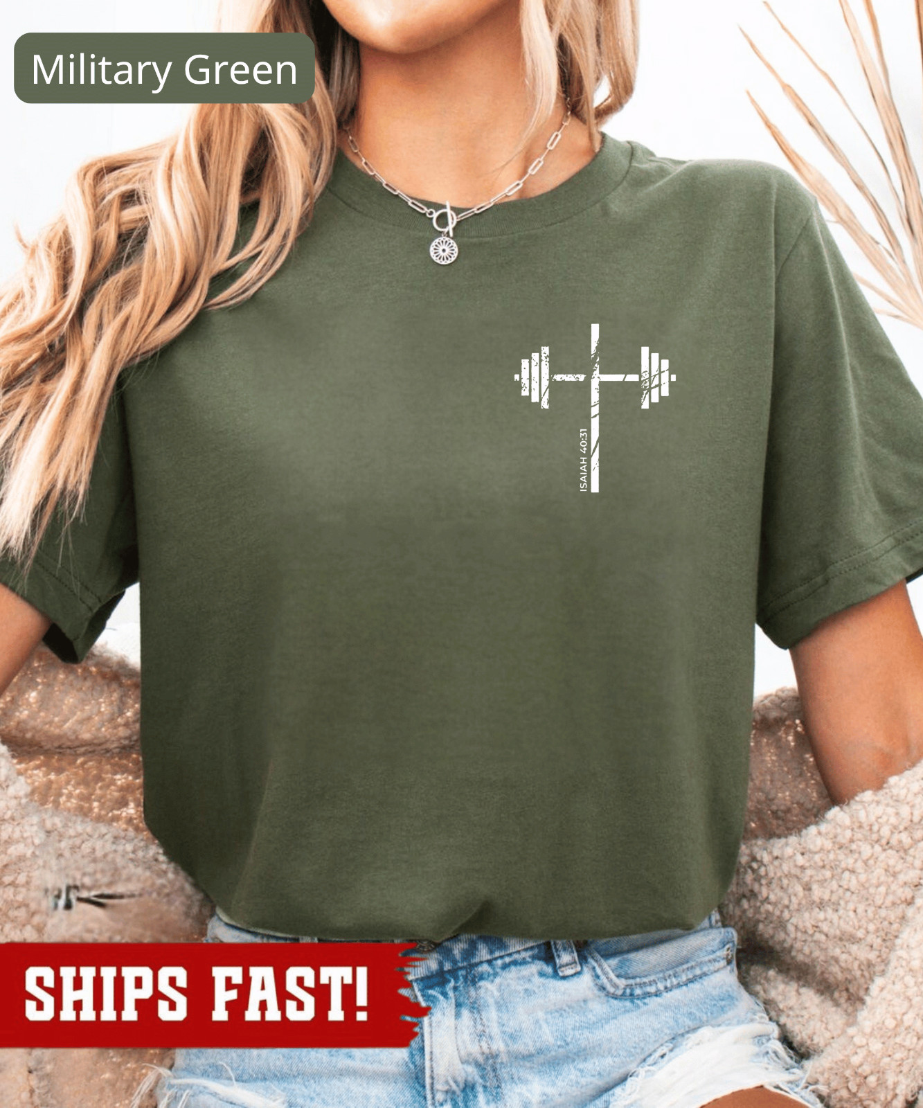 Christian Gym Cross, Lift Heavy Pray Hard Shirt, Faith Based Workout Top, Jesus