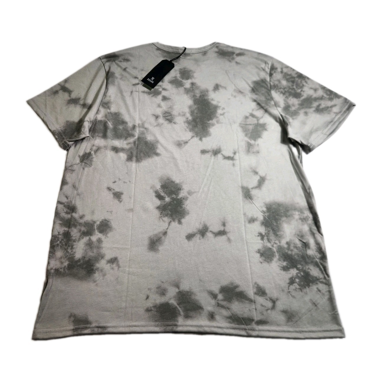Roark Mathis Active T-Shirt Men Size XL Gray Tie Dye Short Sleeve Adult New, NWT