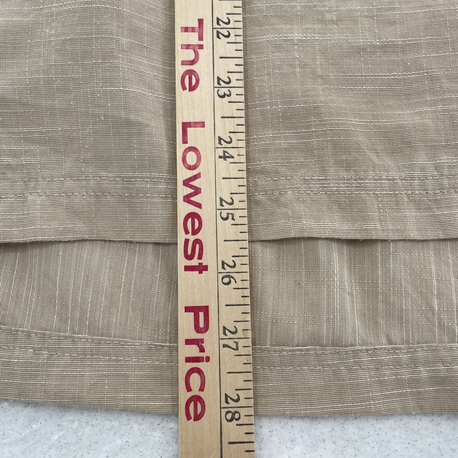 Publish Brand Shirt Mens M Woven Scoop Neck Beige Tan Short Sleeve Snaps Solid