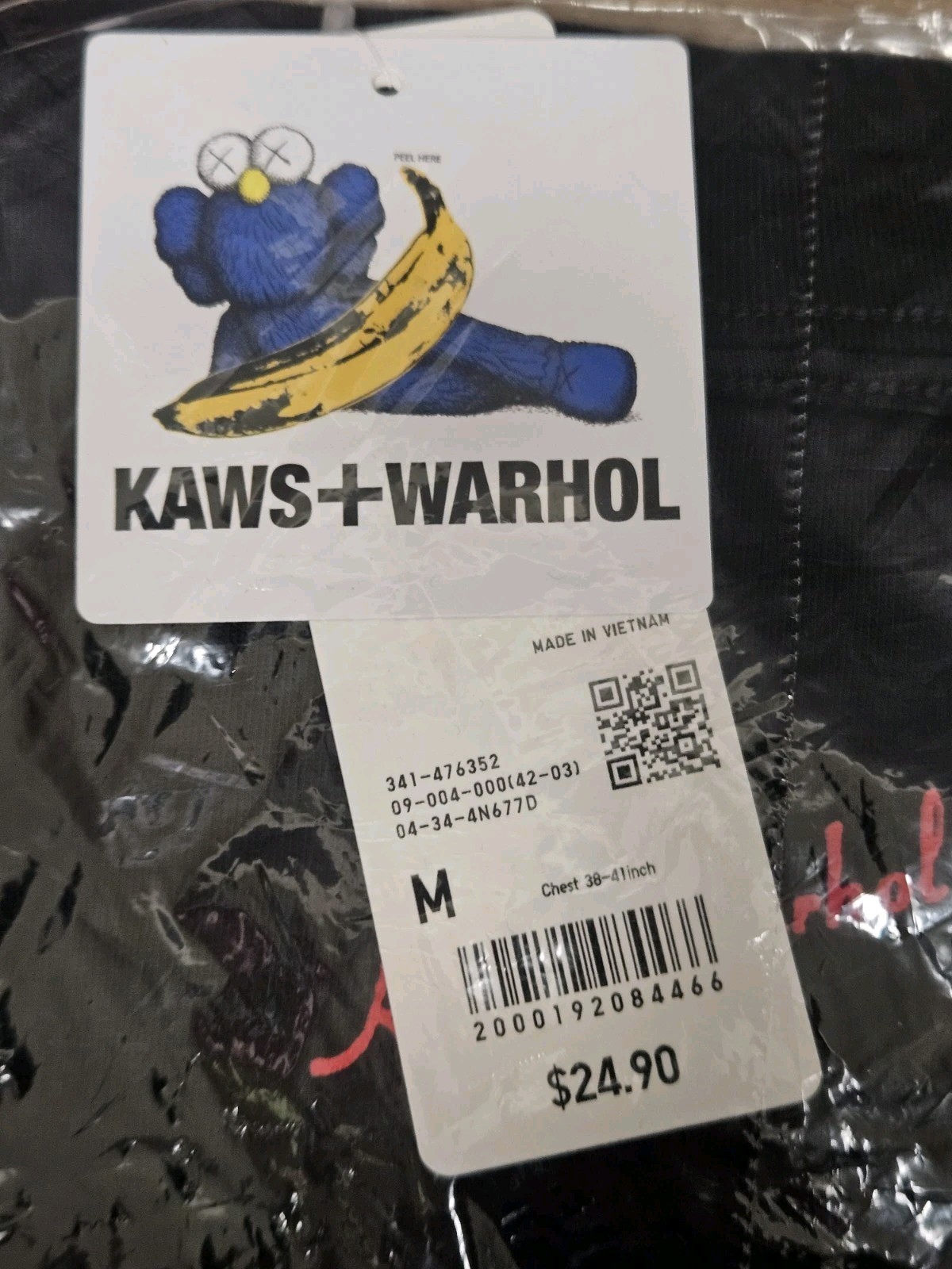 Size Medium – KAWS x Uniqlo Warhol Graphic 476352 Tee