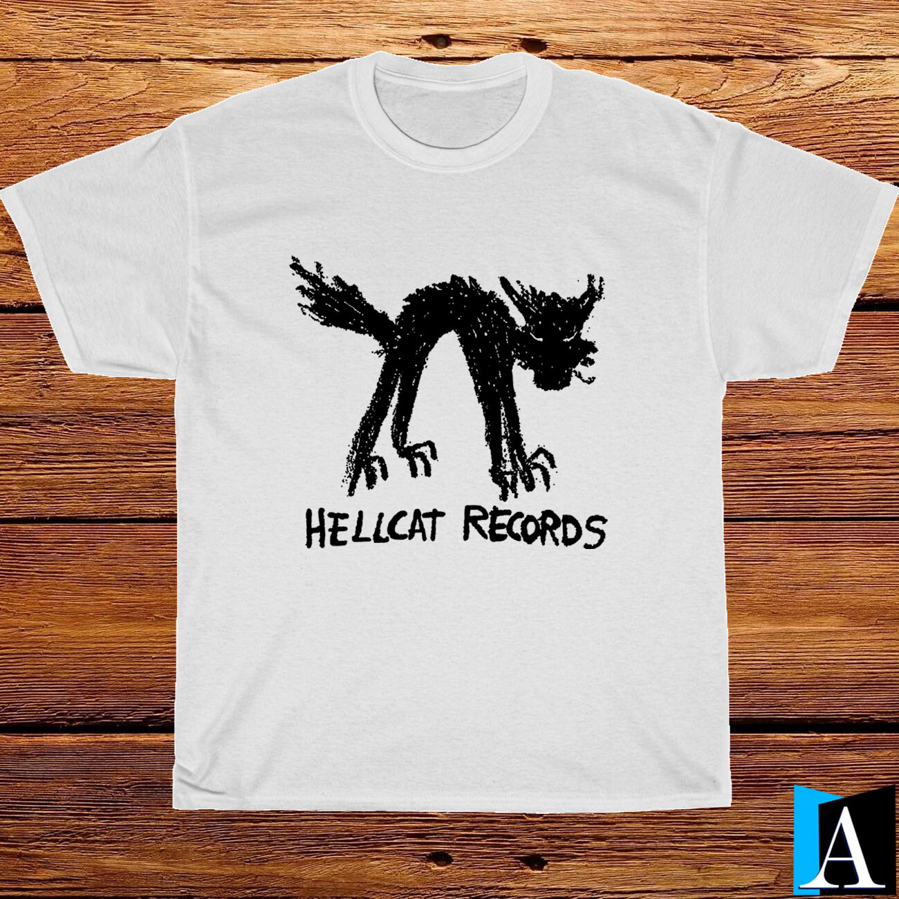 New Shirt Hellcat Records Artists Label Logo Black/White/Grey/Navy T-Shirt S-5XL