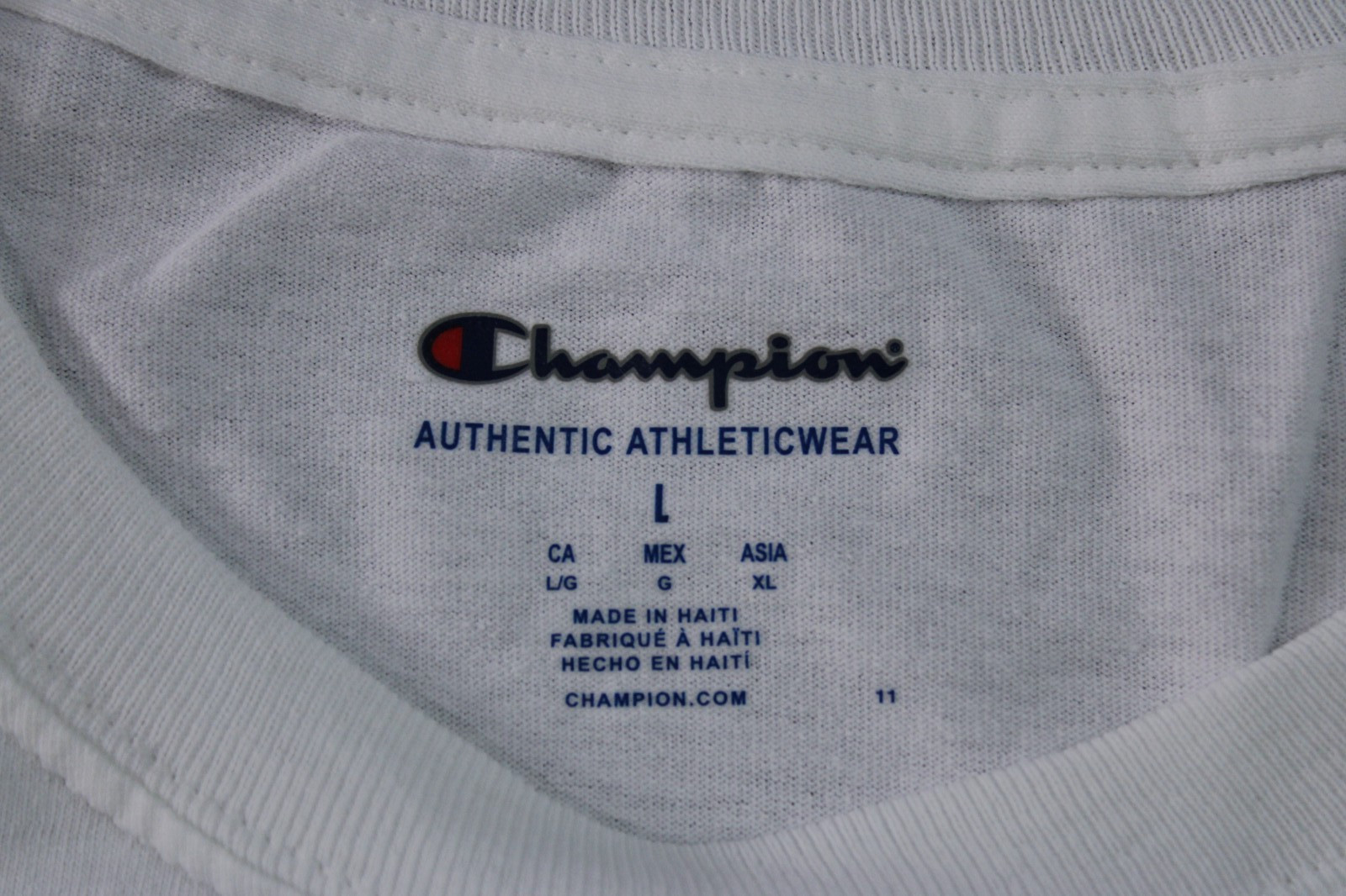 Champion Men’s Short Sleeve T Shirt White Assorted Sizes S-4XL NWT