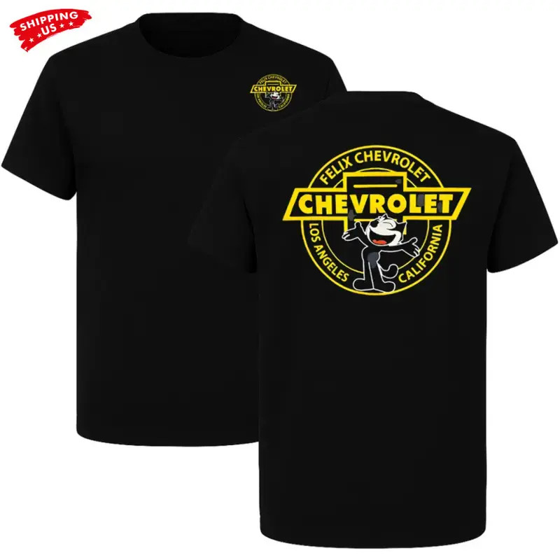 Felix Chevrolet Los Angeles T-Shirt, Retro Auto Dealer Graphic Tee