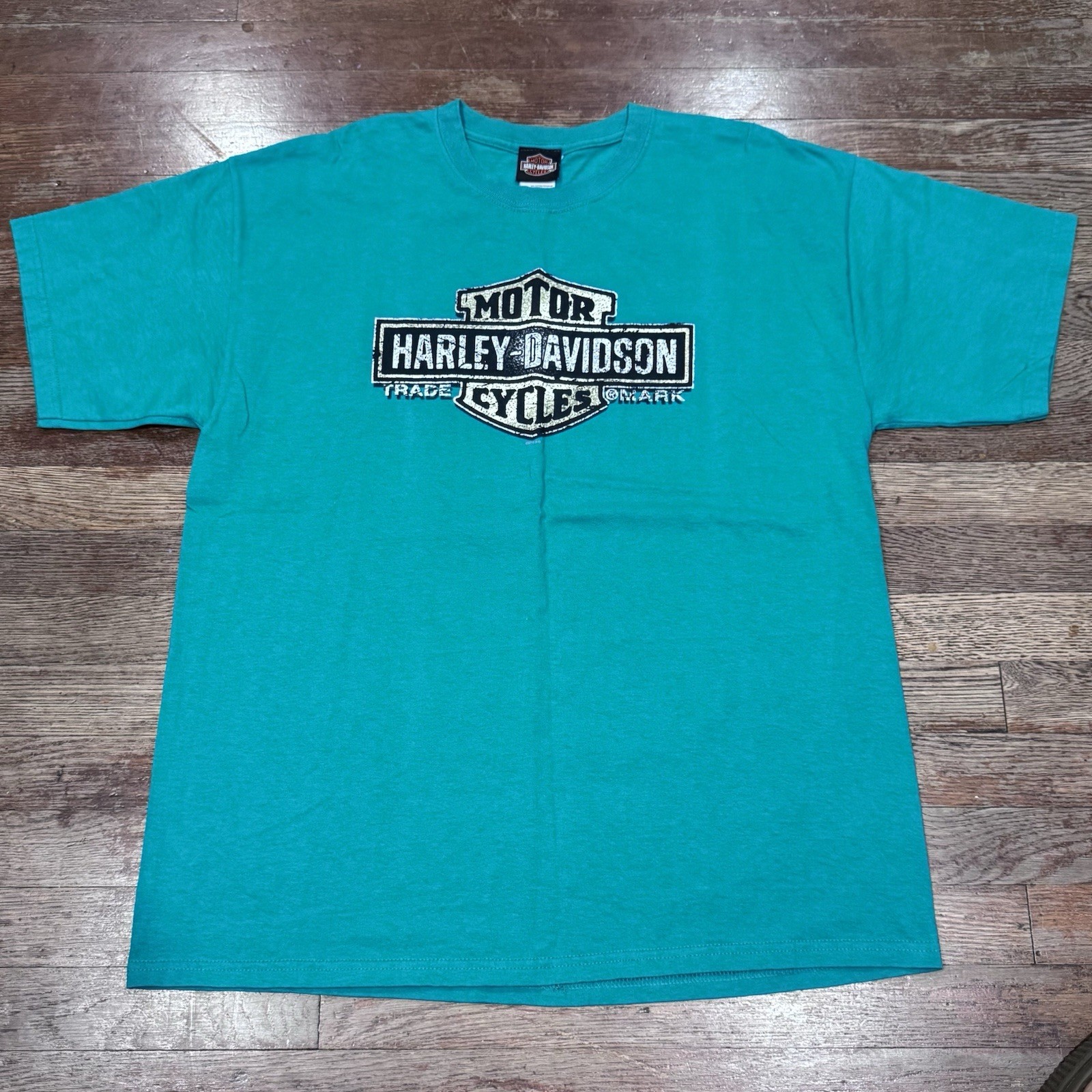 Harley-Davidson Genuine Motorcycles Barnett’s New Mexico Eagle Green XL