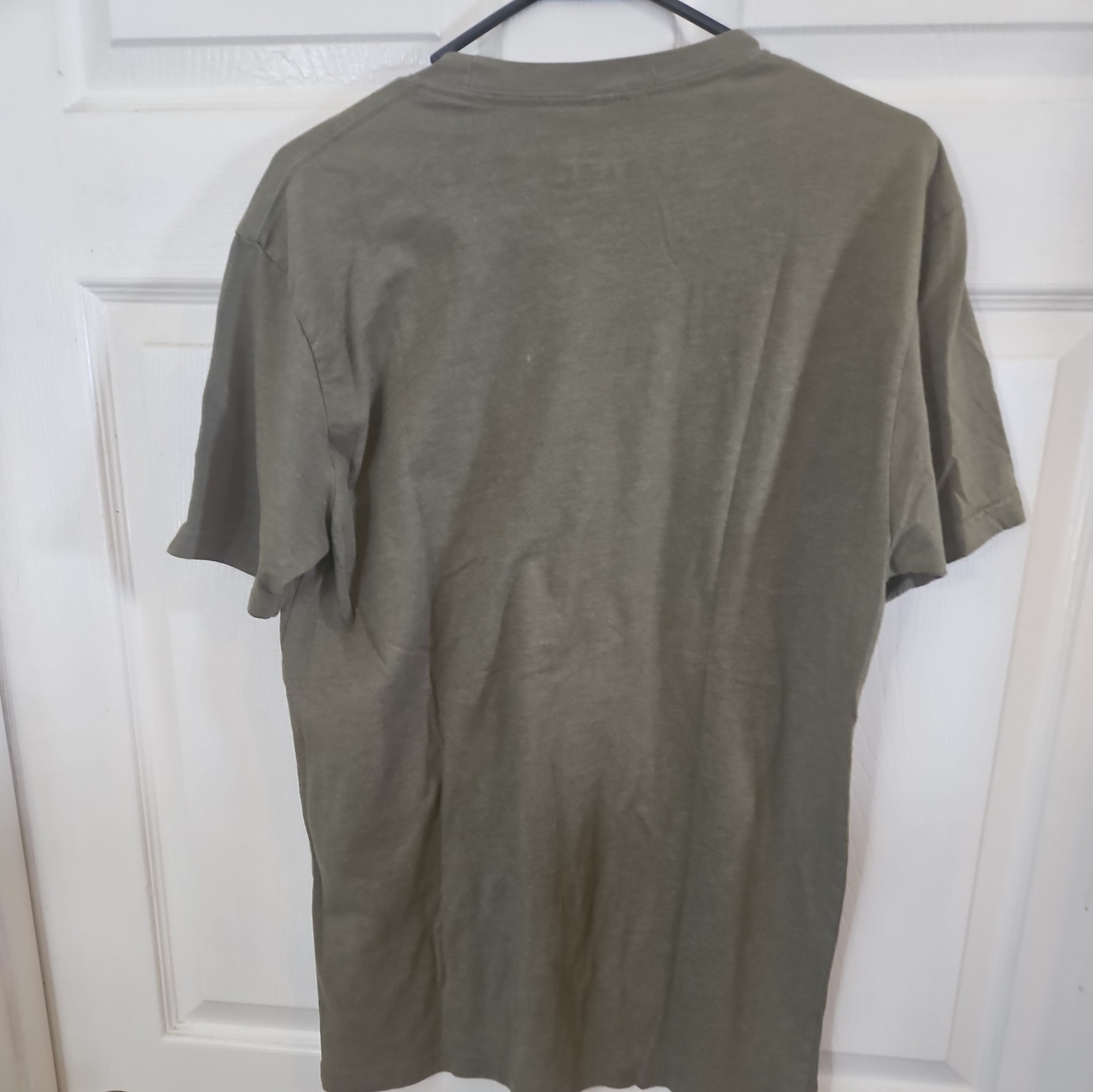 Yeti Logo Tshirt Green/Orange size LG