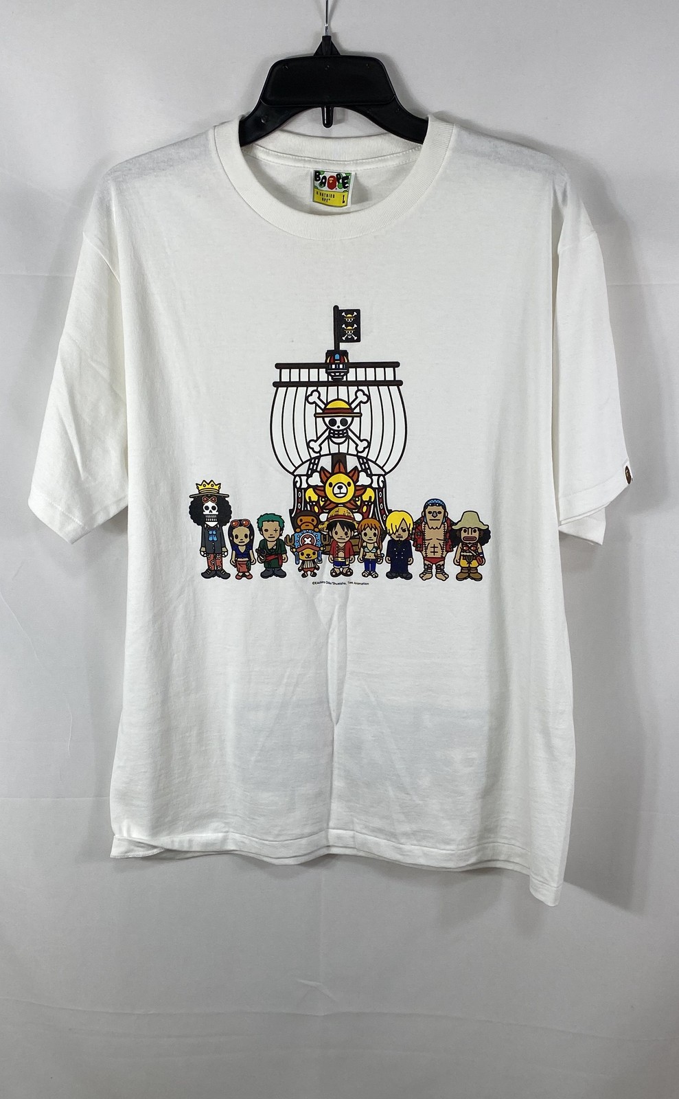 A Bathing Ape Men’s White Baby Milo Thousand Sunny Graphic T-Shirt Size L