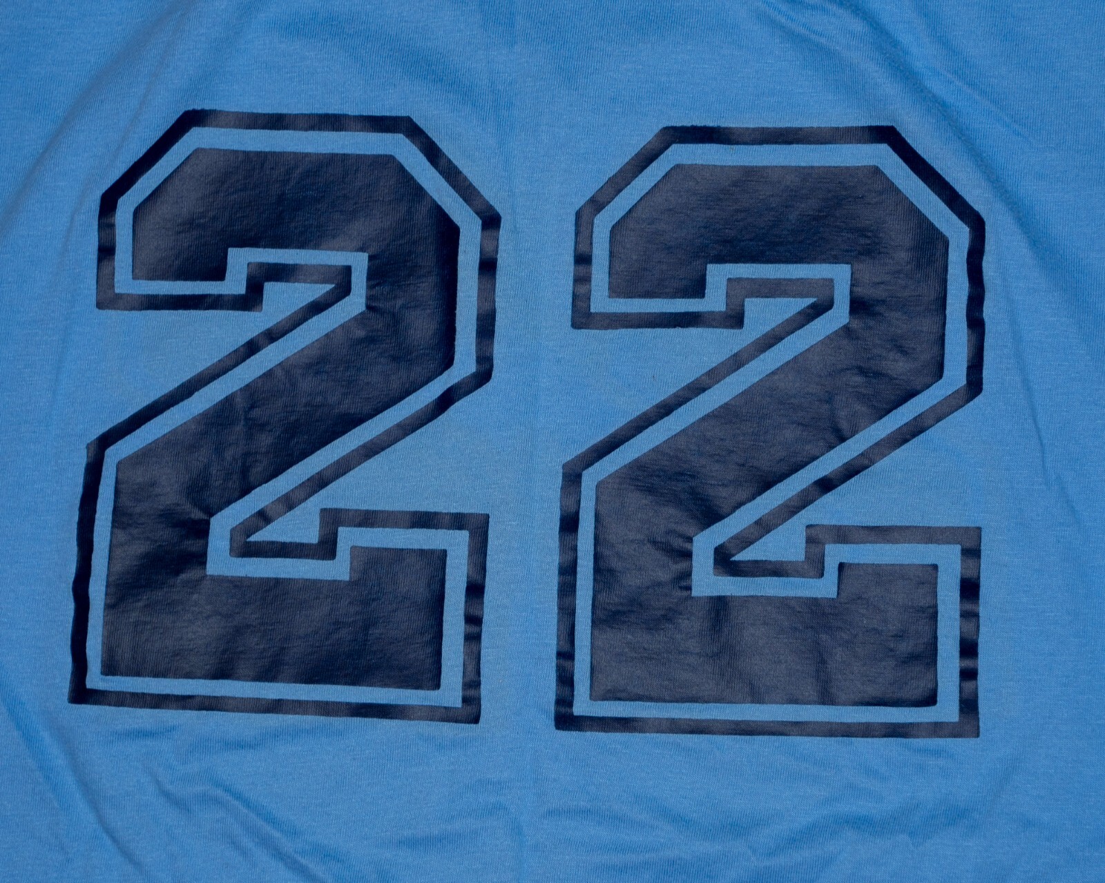 Vtg 80s Arthur Young #22 Men’s T-Shirt Blue Athletic Ringer Stripes Mesh Sz M