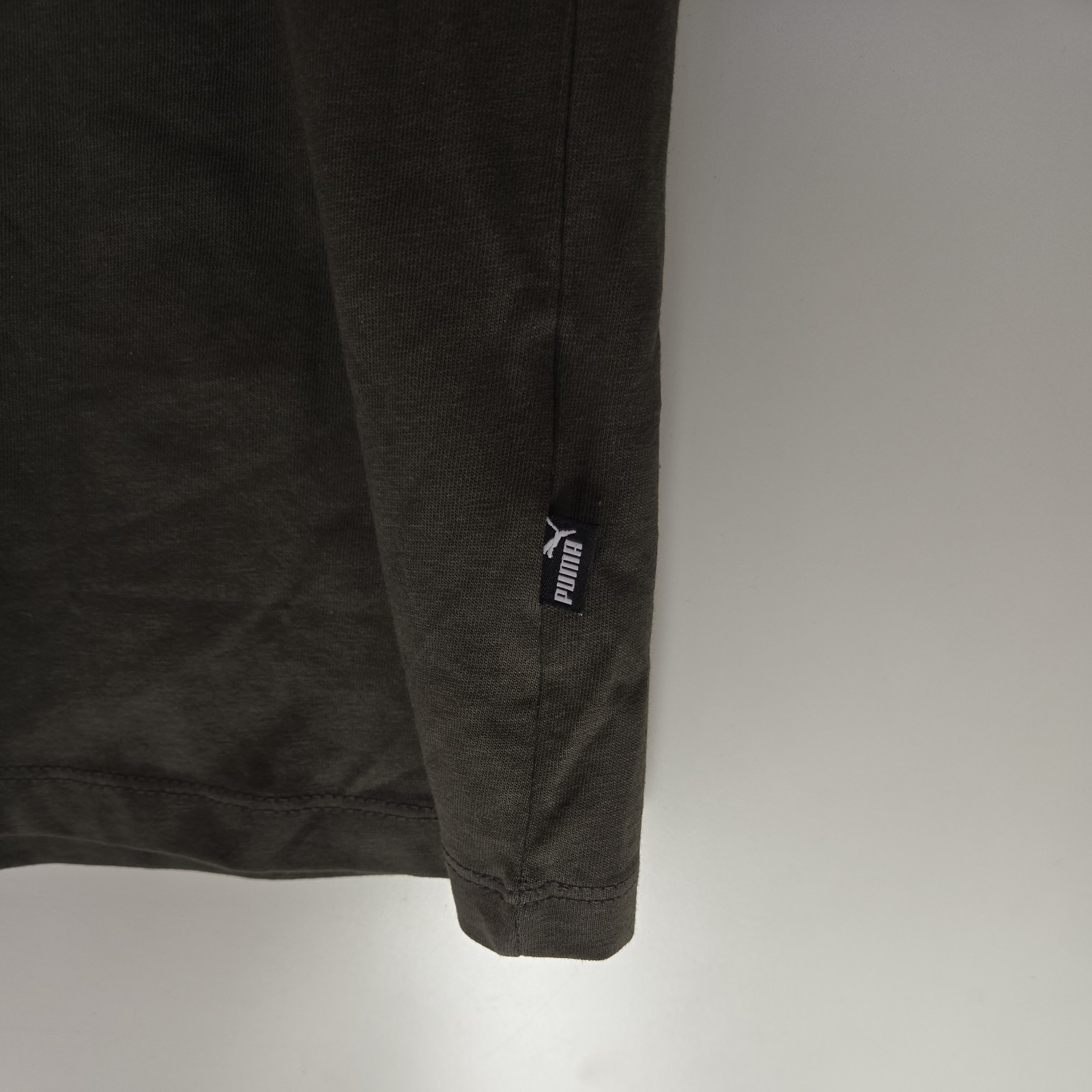 NWT PUMA Forever Better Men’s Sz L Green T-Shirt large front Print logo