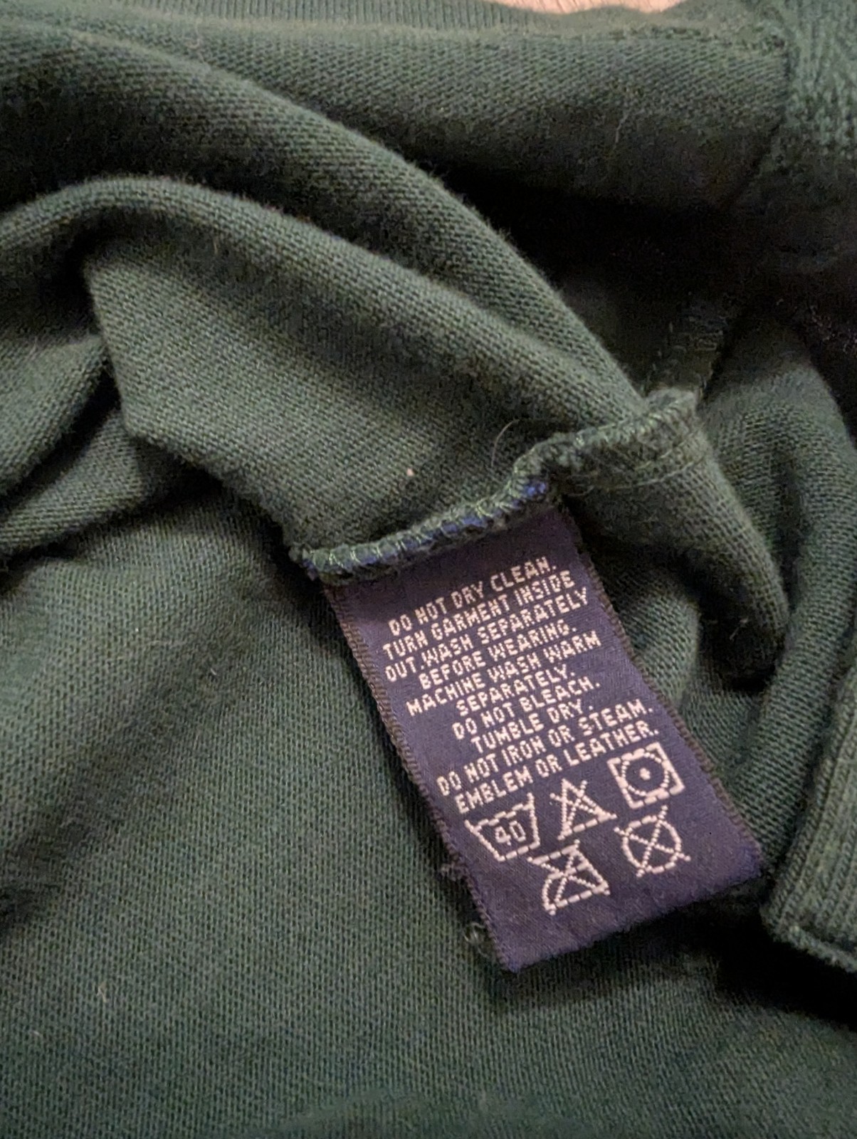 Eddie Bauer EBTEK Vintage Y2K Men’s L Green/White Colorblock V-Neck Logo T-Shirt